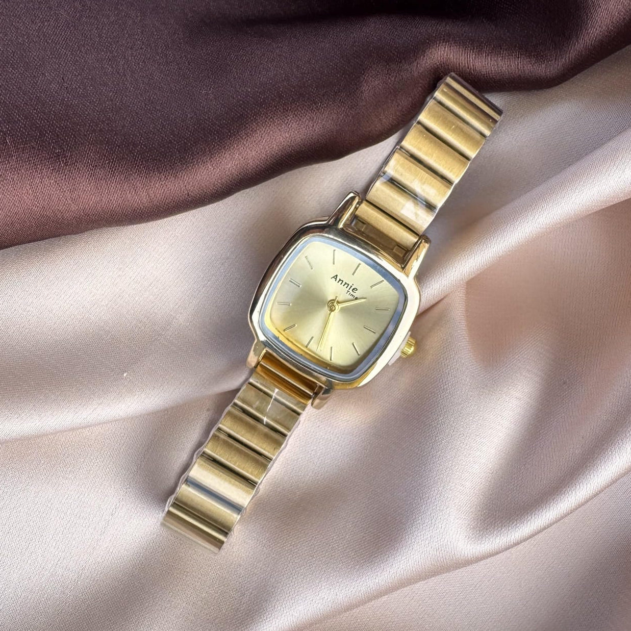 TFC Soft Square Gold Plated Watch