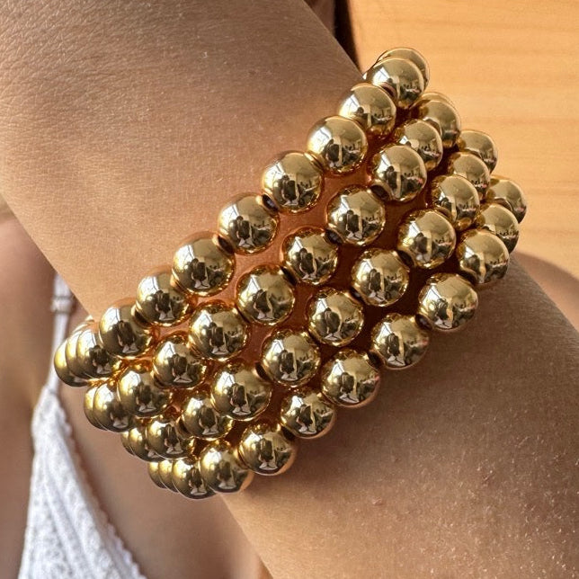 TFC Celestial Round Gold Plated Bracelet (Set of 4)