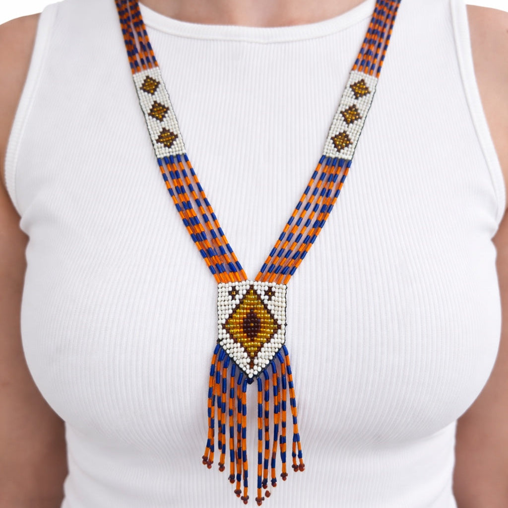 TFC Red Nomad Statement Necklace