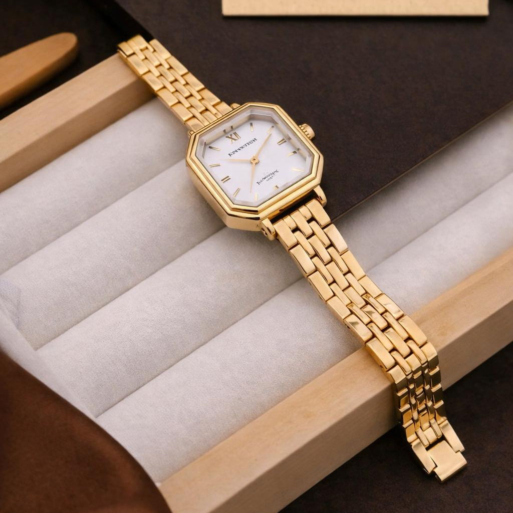 TFC Veloura Gold Plated Wrist Watch