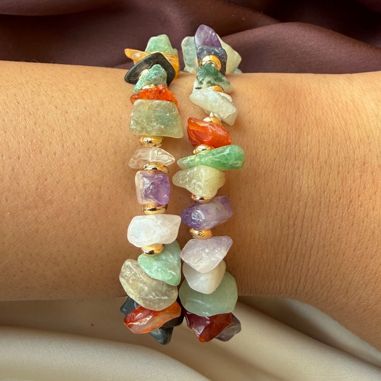 TFC Color Multi Stone Bracelet Set 2