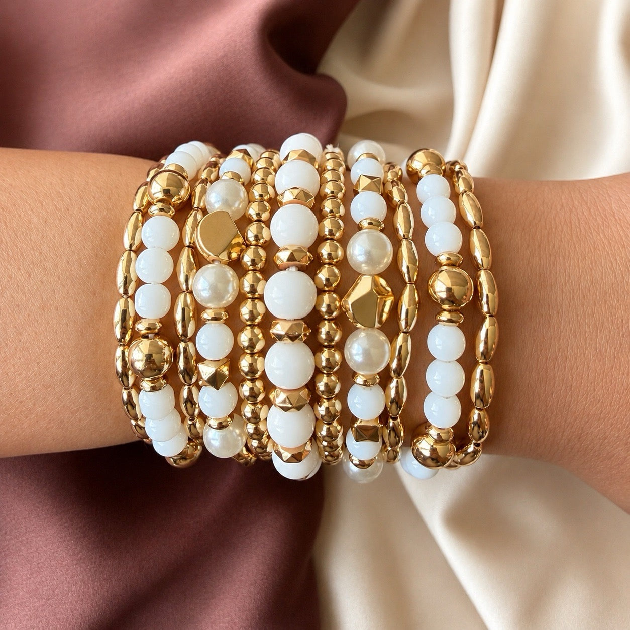 TFC Everyday Glamour Gold Plated Bracelet (set of 11)