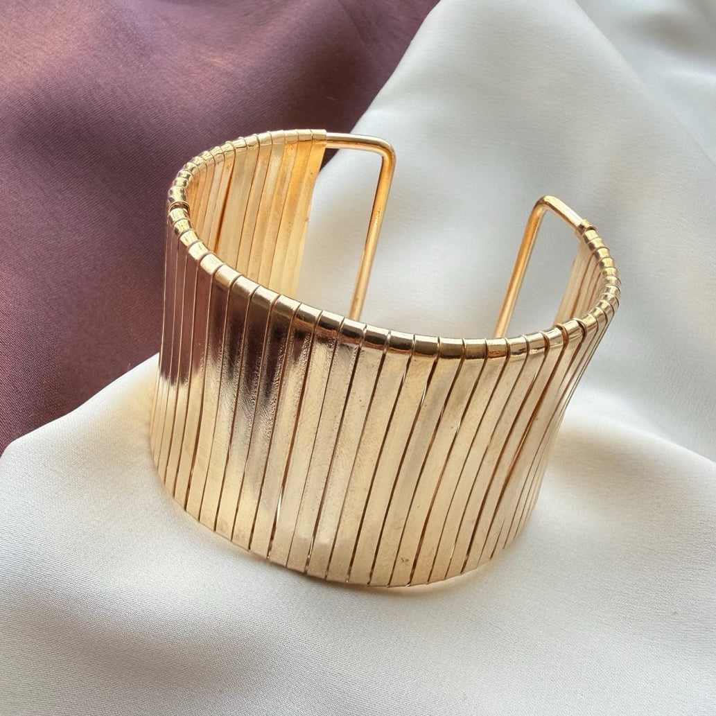 TFC Essential Line Gold Plated Adjustable Cuff