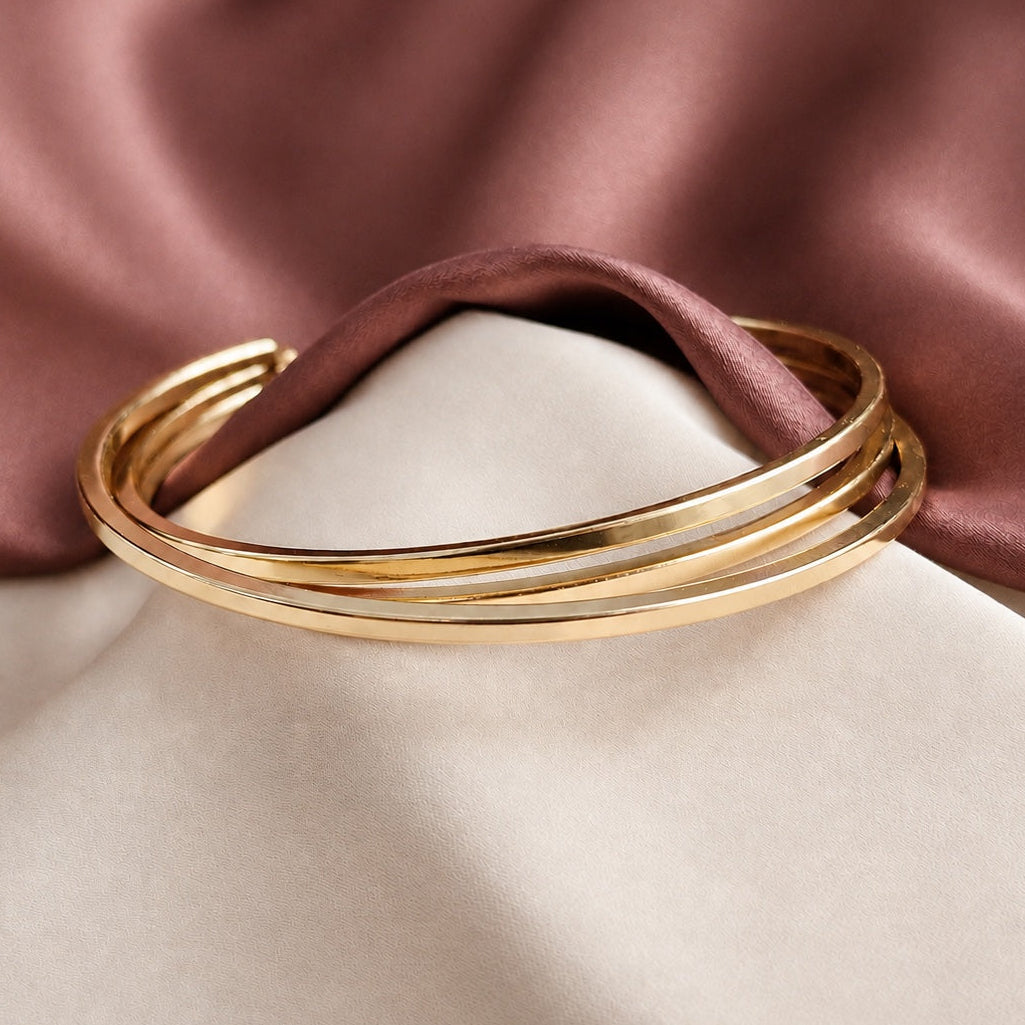 TFC Adjustable Chic Gold Plated Bracelet Cuff