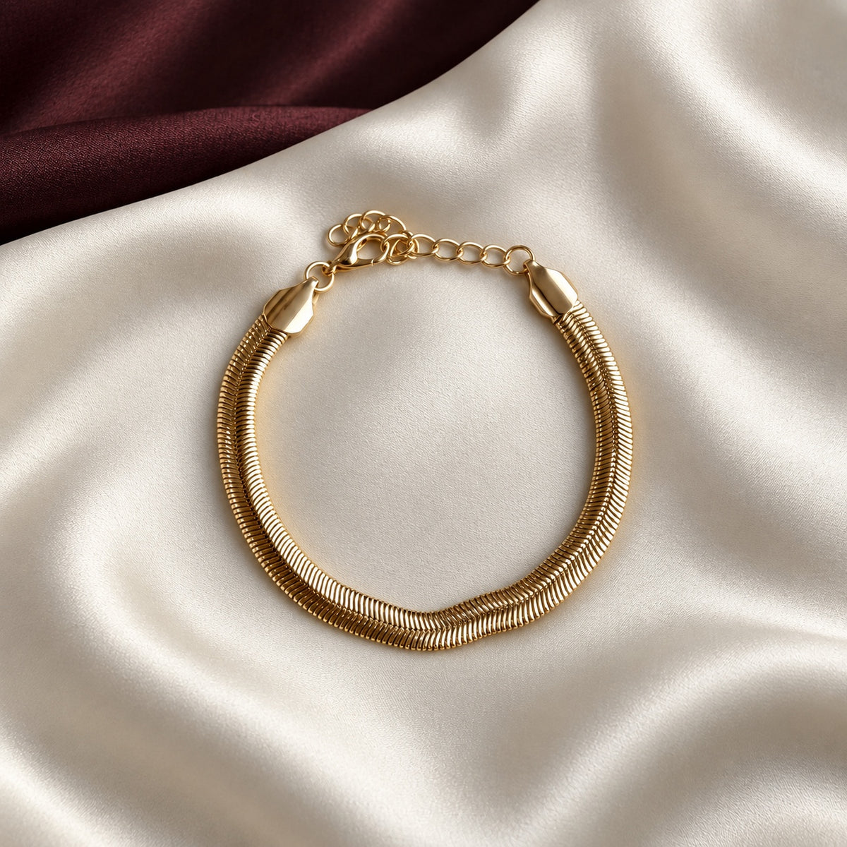 TFC Serpent Gold Plated Chain Bracelet