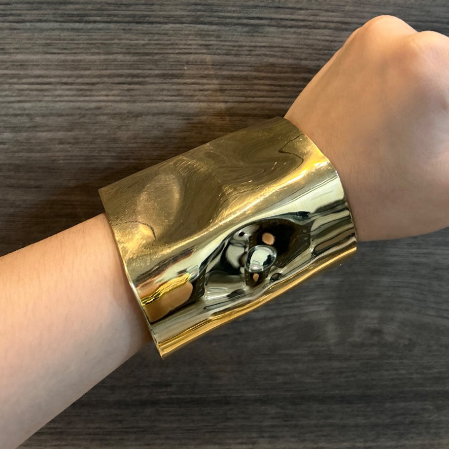 TFC Adjustable Fashion Fav Gold Plated Cuff Bracelet