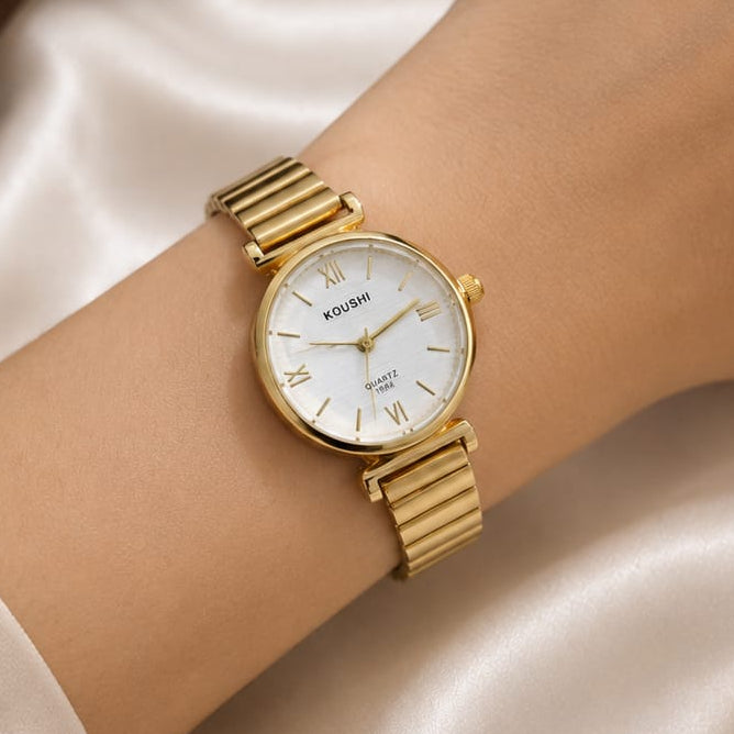 TFC Veyra Gold Plated Wrist Watch