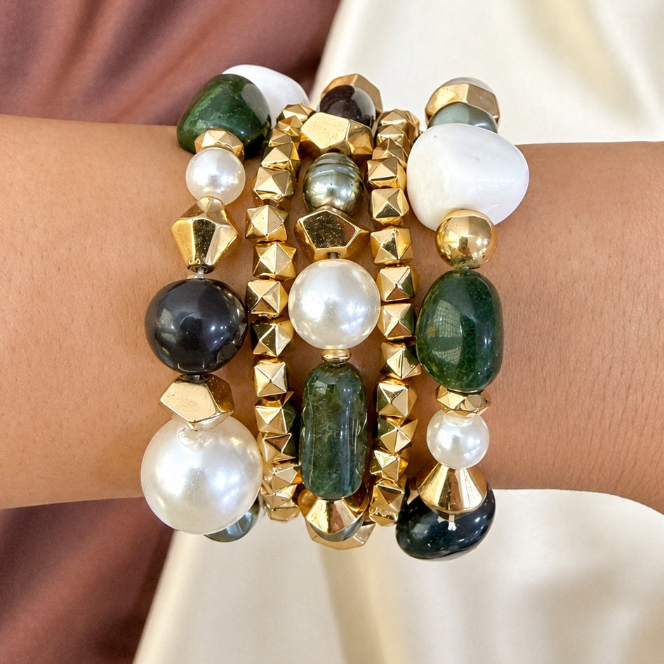 TFC Forest Bunch Gold Plated Bracelet (Set of 4)