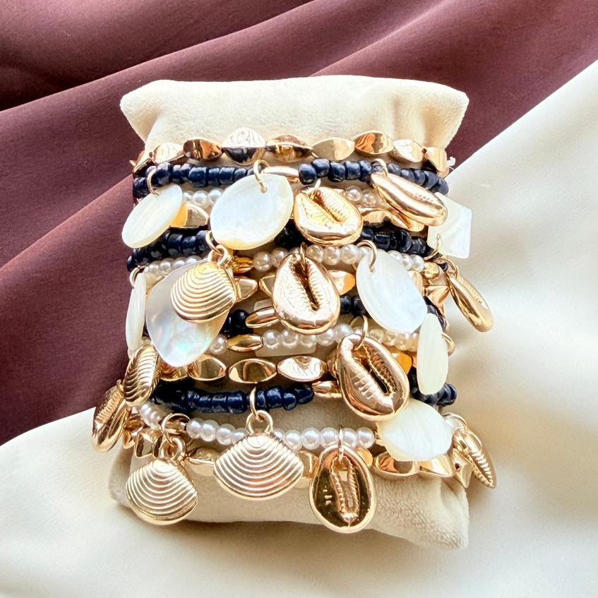 TFC Blue Touch Gold Plated Bracelet (set of 13)