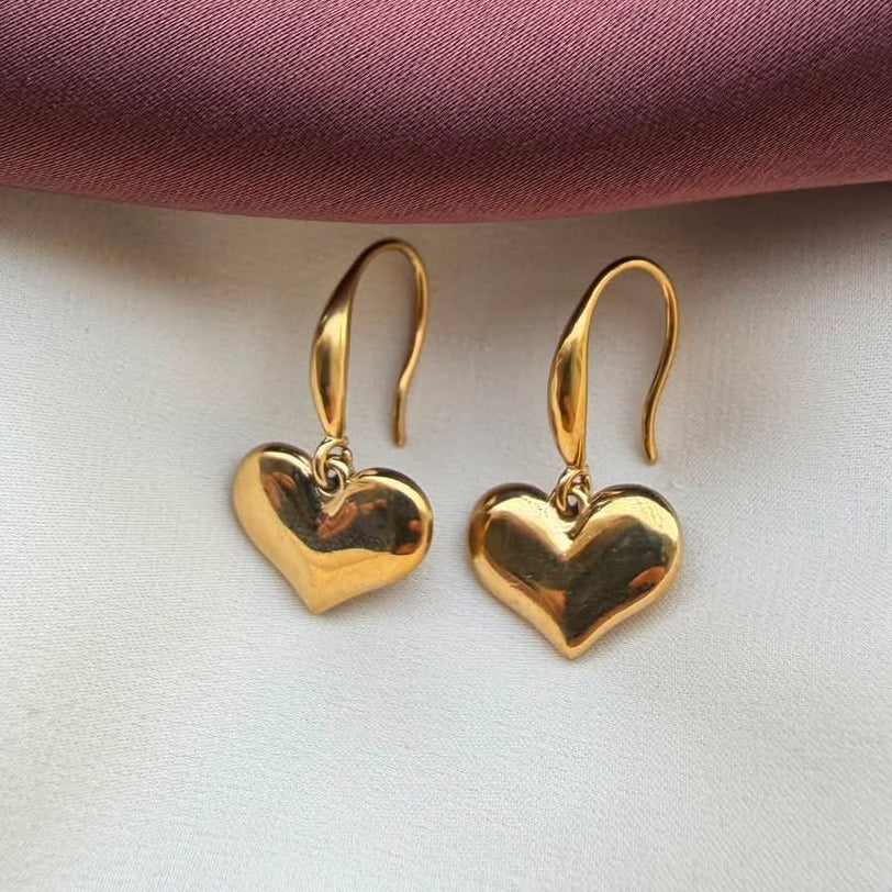 TFC Hearties Gold Plated Hoop earrings