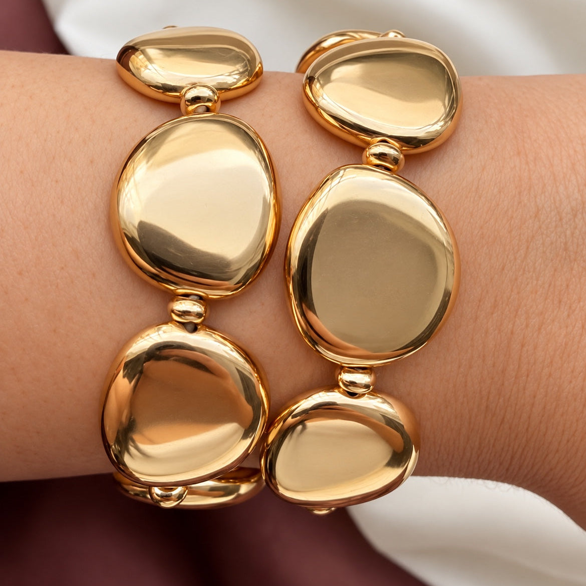 TFC Royal Gold Plated Bracelet (set of 2)