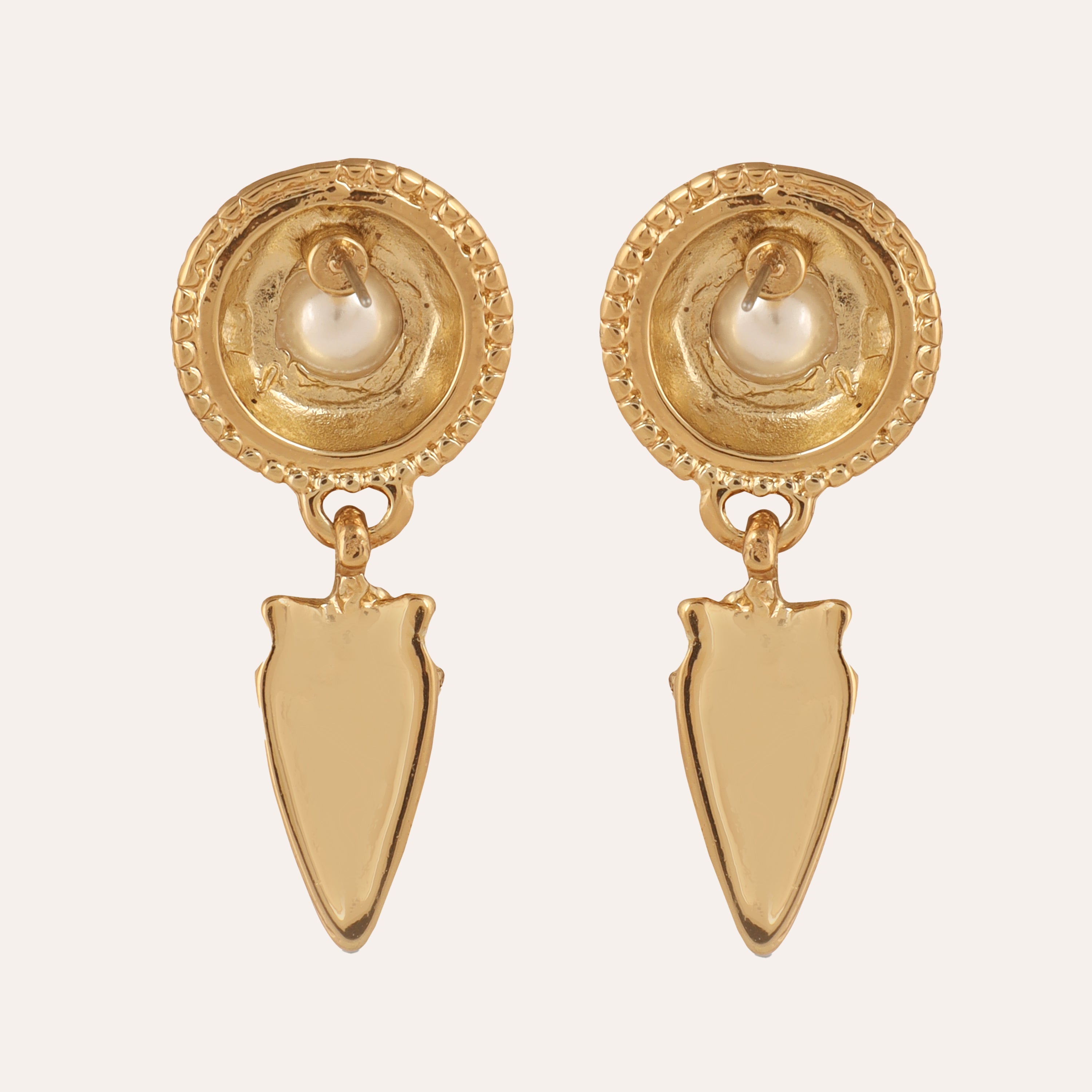 TFC Glamour Nova Gold Plated Dangler Earrings- Discover daily wear gold earrings including stud earrings, hoop earrings, and pearl earrings, perfect as earrings for women and earrings for girls.Find the cheapest fashion jewellery which is anti-tarnis​h only at The Fun company.