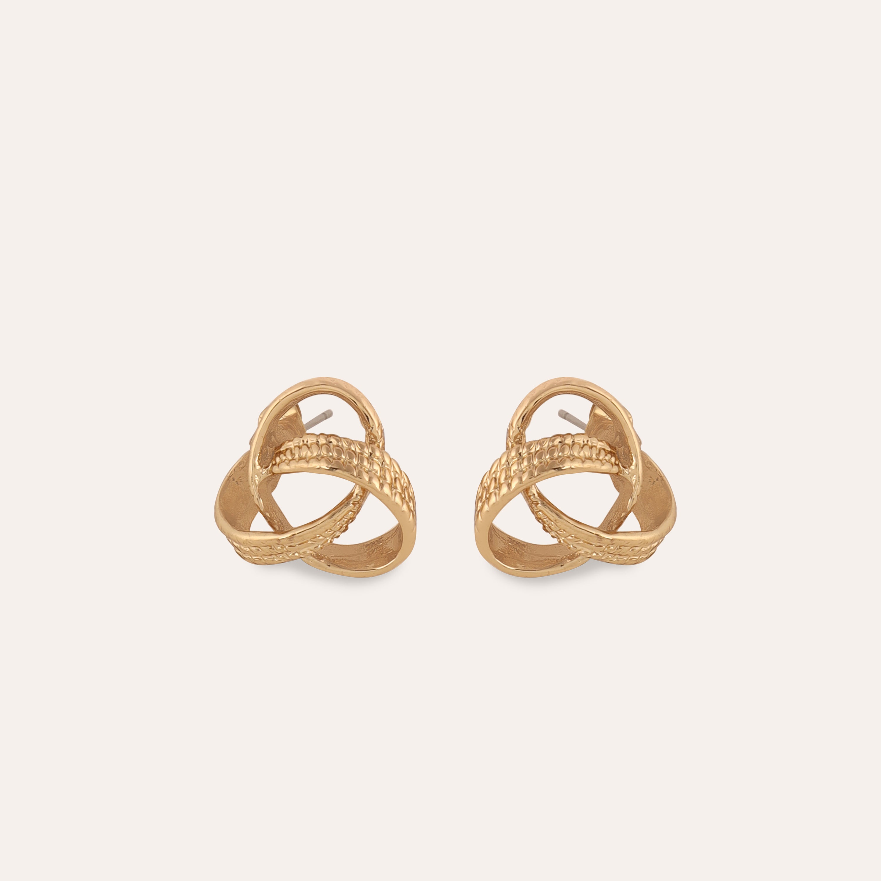 TFC Infinity Gold Plated Stud Earrings- Discover daily wear gold earrings including stud earrings, hoop earrings, and pearl earrings, perfect as earrings for women and earrings for girls.Find the cheapest fashion jewellery which is anti-tarnis​h only at The Fun company.