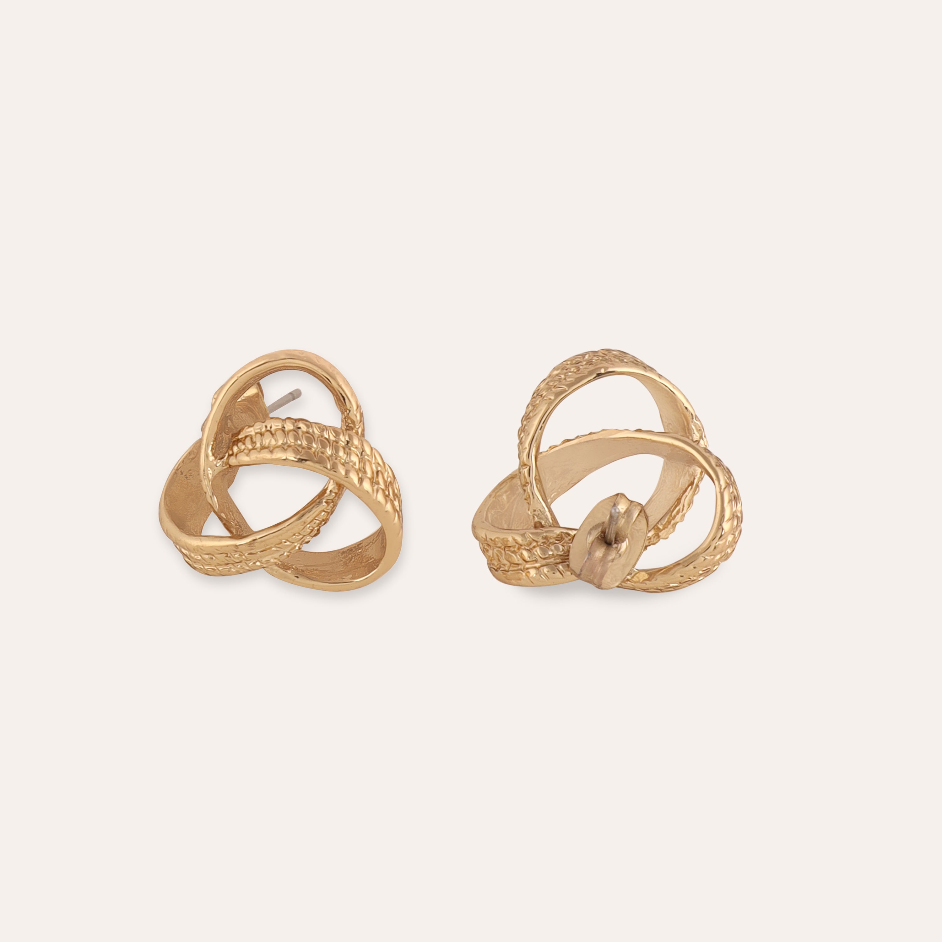 TFC Infinity Gold Plated Stud Earrings- Discover daily wear gold earrings including stud earrings, hoop earrings, and pearl earrings, perfect as earrings for women and earrings for girls.Find the cheapest fashion jewellery which is anti-tarnis​h only at The Fun company.