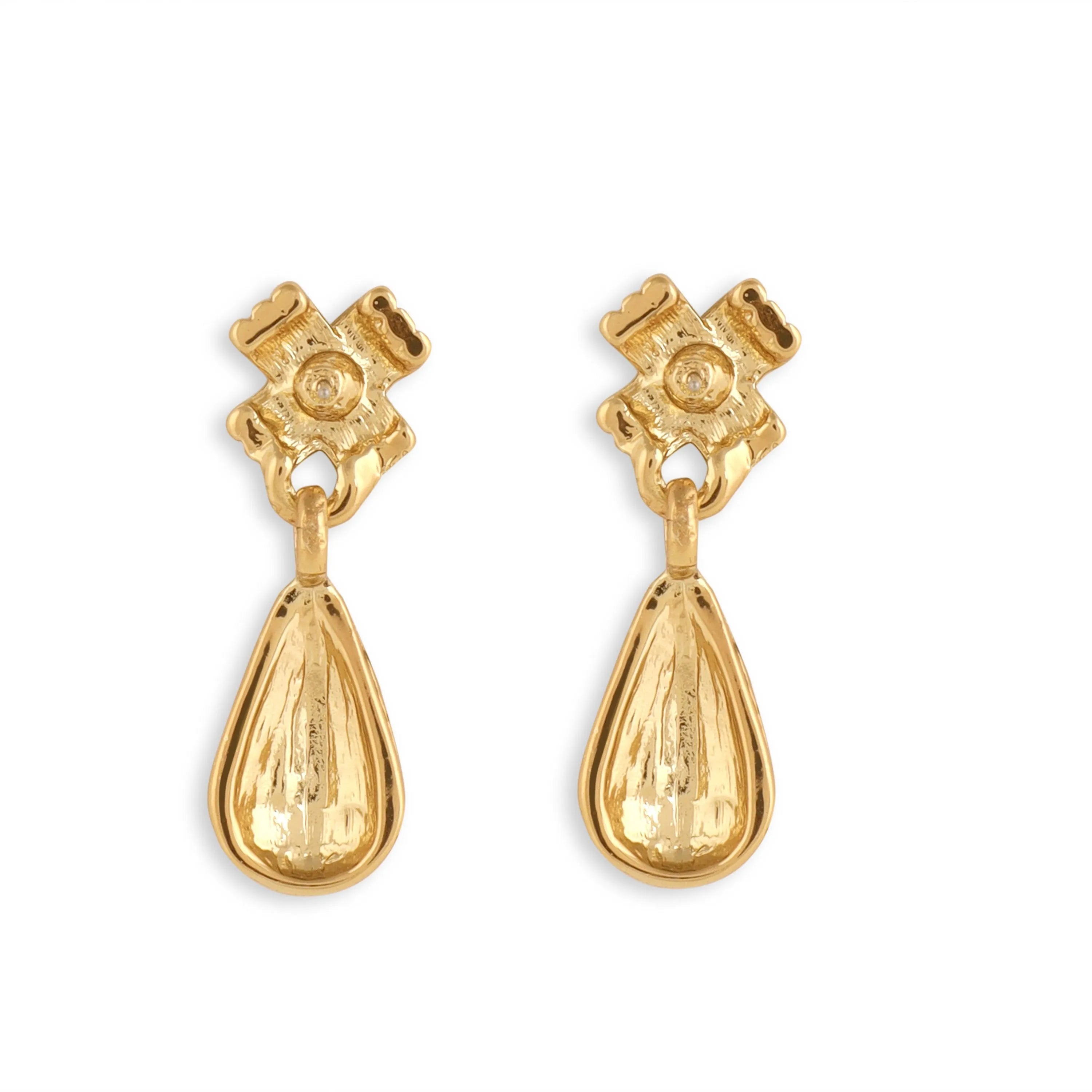 TFC  Spitfire Small Gold Plated Earrings-Discover daily wear gold earrings including stud earrings, hoop earrings, and pearl earrings, perfect as earrings for women and earrings for girls.Find the cheapest fashion jewellery which is anti-tarnis​h only at The Fun company