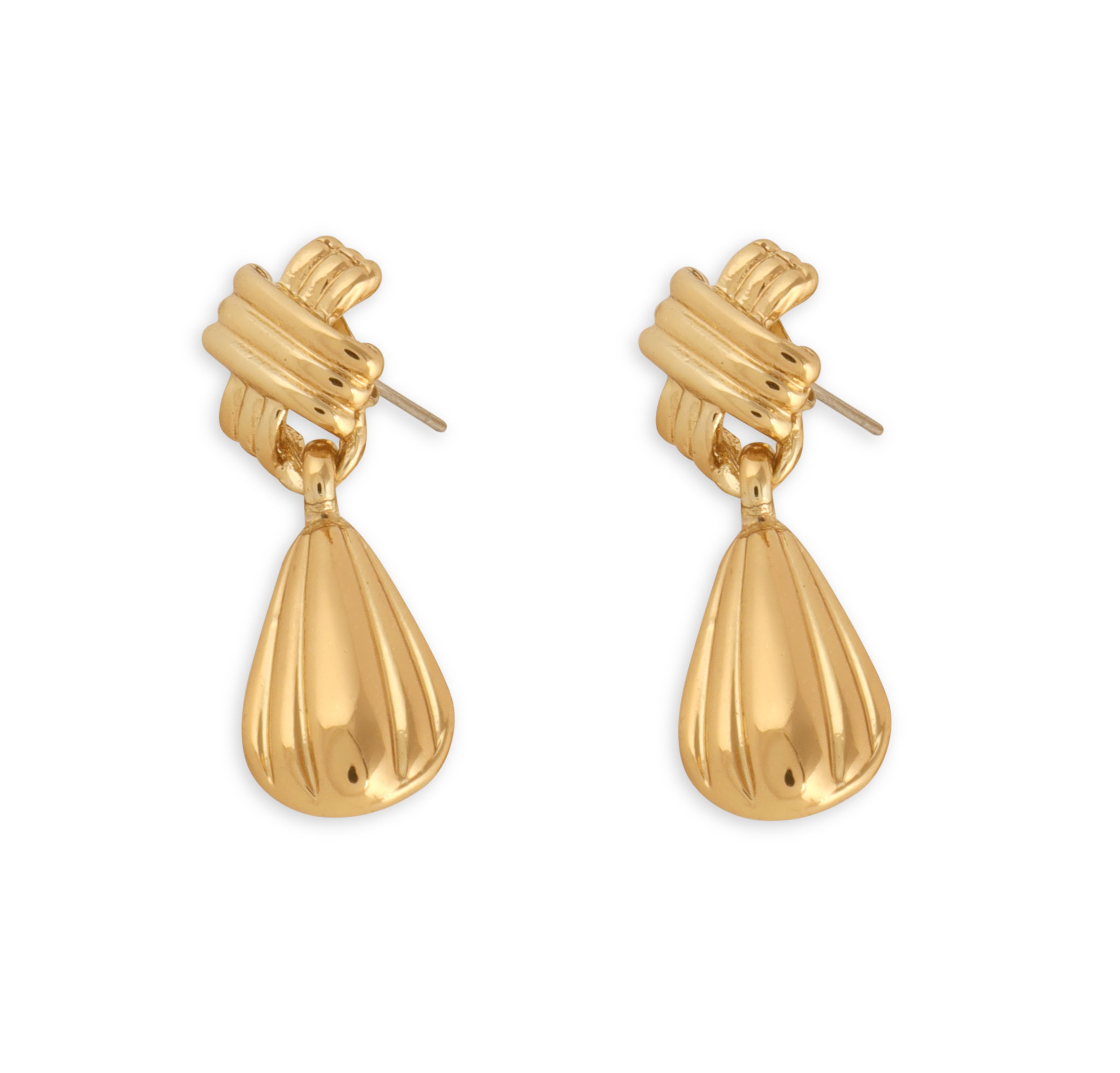 TFC  Spitfire Small Gold Plated Earrings-Discover daily wear gold earrings including stud earrings, hoop earrings, and pearl earrings, perfect as earrings for women and earrings for girls.Find the cheapest fashion jewellery which is anti-tarnis​h only at The Fun company