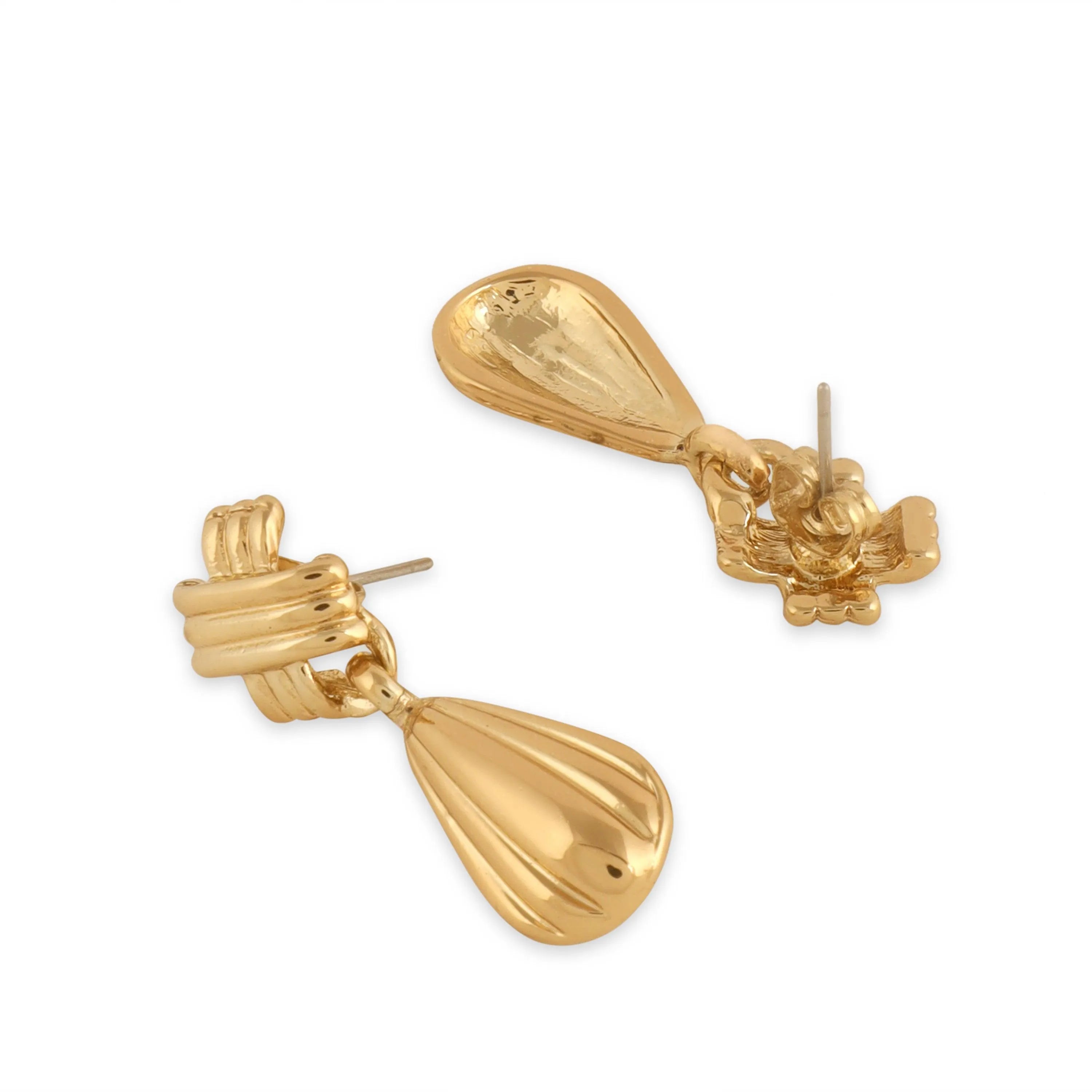 TFC  Spitfire Small Gold Plated Earrings-Discover daily wear gold earrings including stud earrings, hoop earrings, and pearl earrings, perfect as earrings for women and earrings for girls.Find the cheapest fashion jewellery which is anti-tarnis​h only at The Fun company