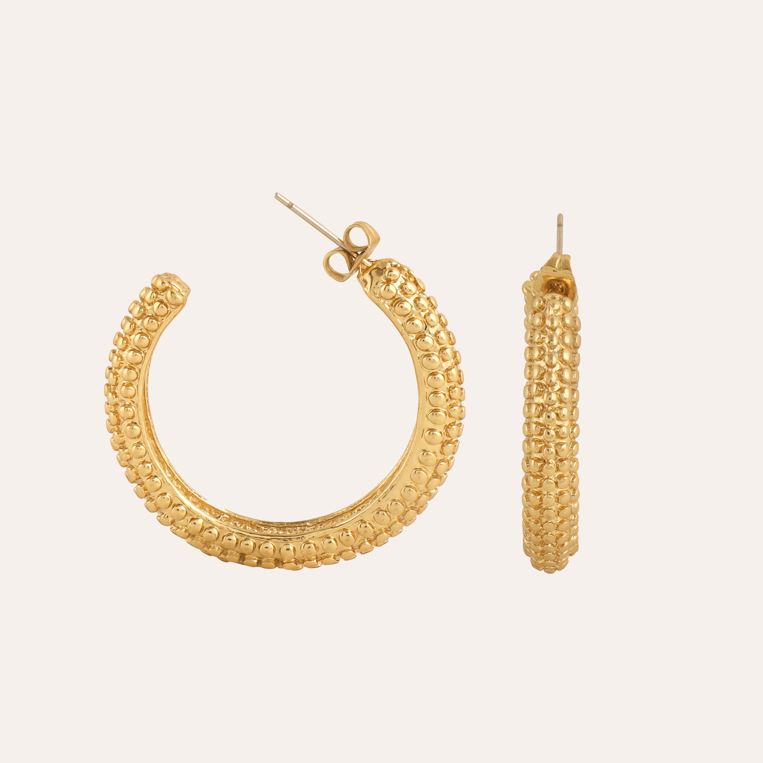 TFC Poppet Gold Plated Hoops Earrings-Discover daily wear gold earrings including stud earrings, hoop earrings, and pearl earrings, perfect as earrings for women and earrings for girls.Find the cheapest fashion jewellery which is anti-tarnis​h only at The Fun company