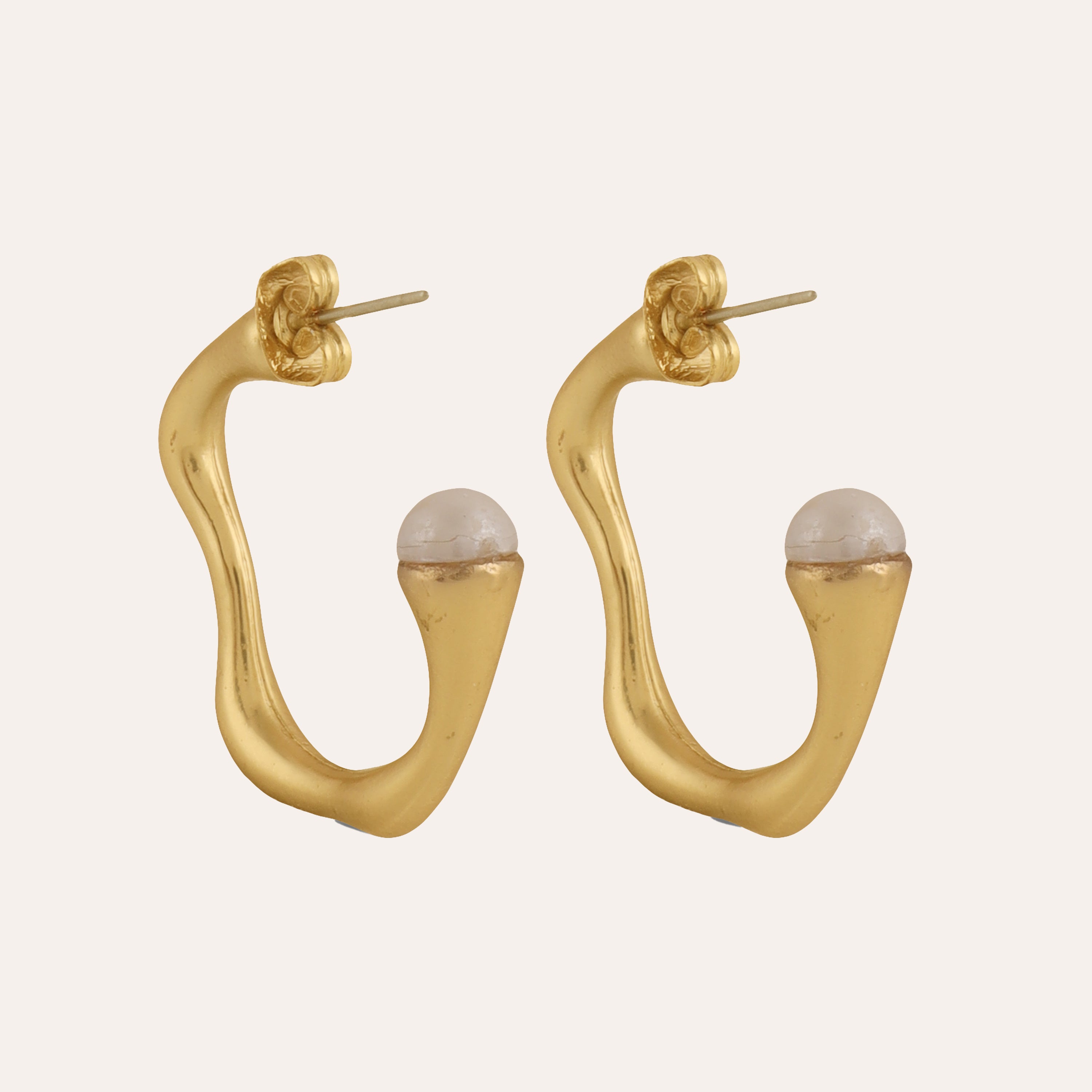 TFC Cuddle Bug Gold Plated Hoop Earrings- Discover daily wear gold earrings including stud earrings, hoop earrings, and pearl earrings, perfect as earrings for women and earrings for girls.Find the cheapest fashion jewellery which is anti-tarnis​h only at The Fun company