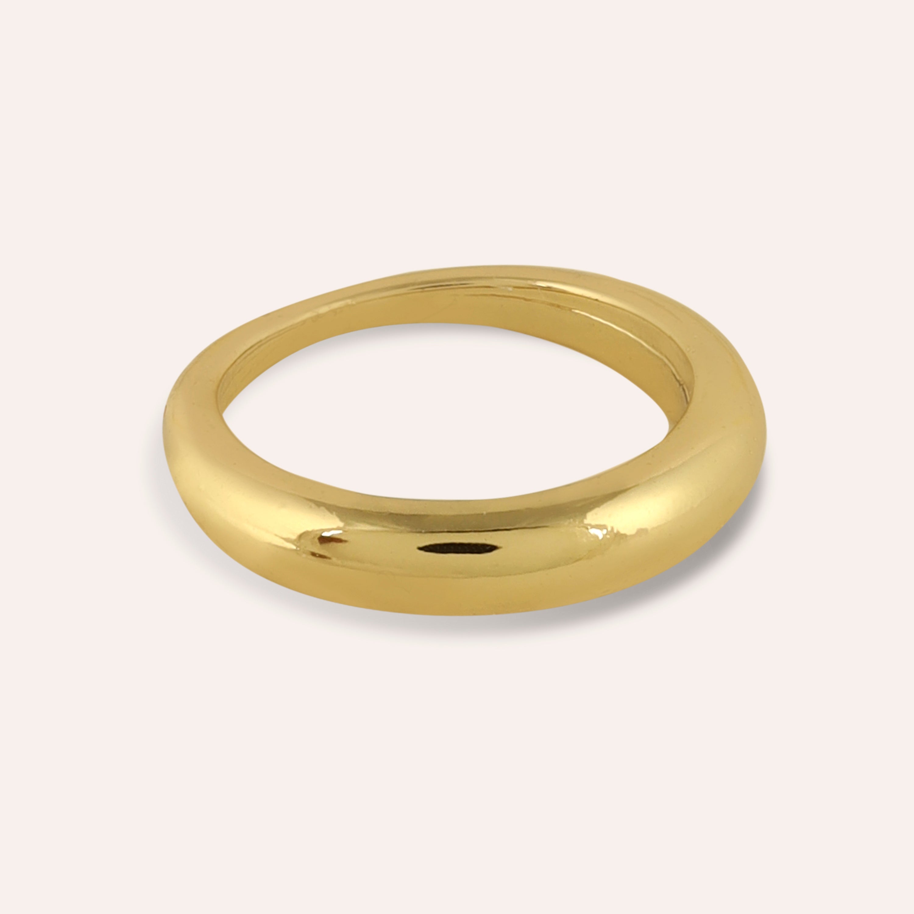 TFC Glimmer Glow Gold Plated Ring- Elevate your style with our exquisite collection of gold-plated adjustable rings for women, including timeless signet rings. Explore cheapest fashion jewellery designs with anti-tarnish properties, all at The Fun Company with a touch of elegance