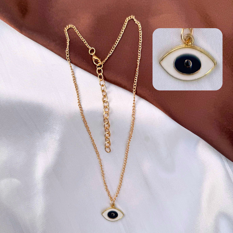 TFC Big Eye Gold Plated Pendant Necklace