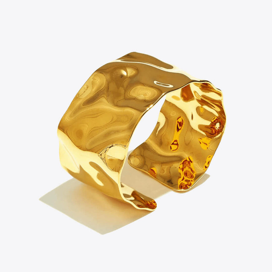TFC Adjustable Designer Gold Plated Cuff Bracelet