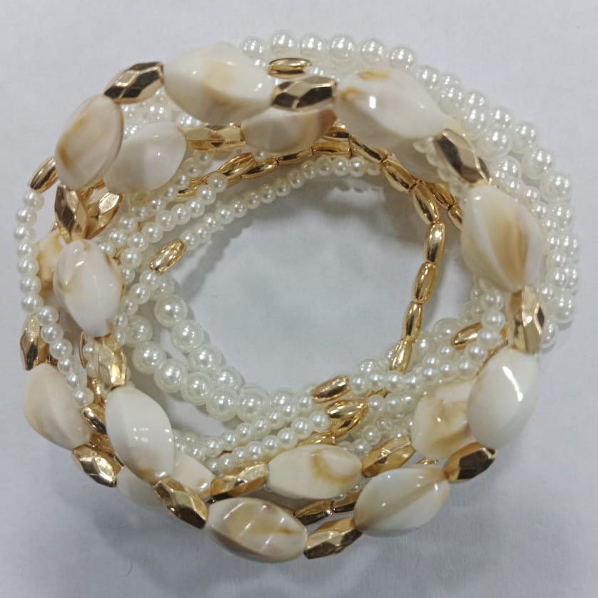 TFC Chic Beads Gold Plated Bracelet