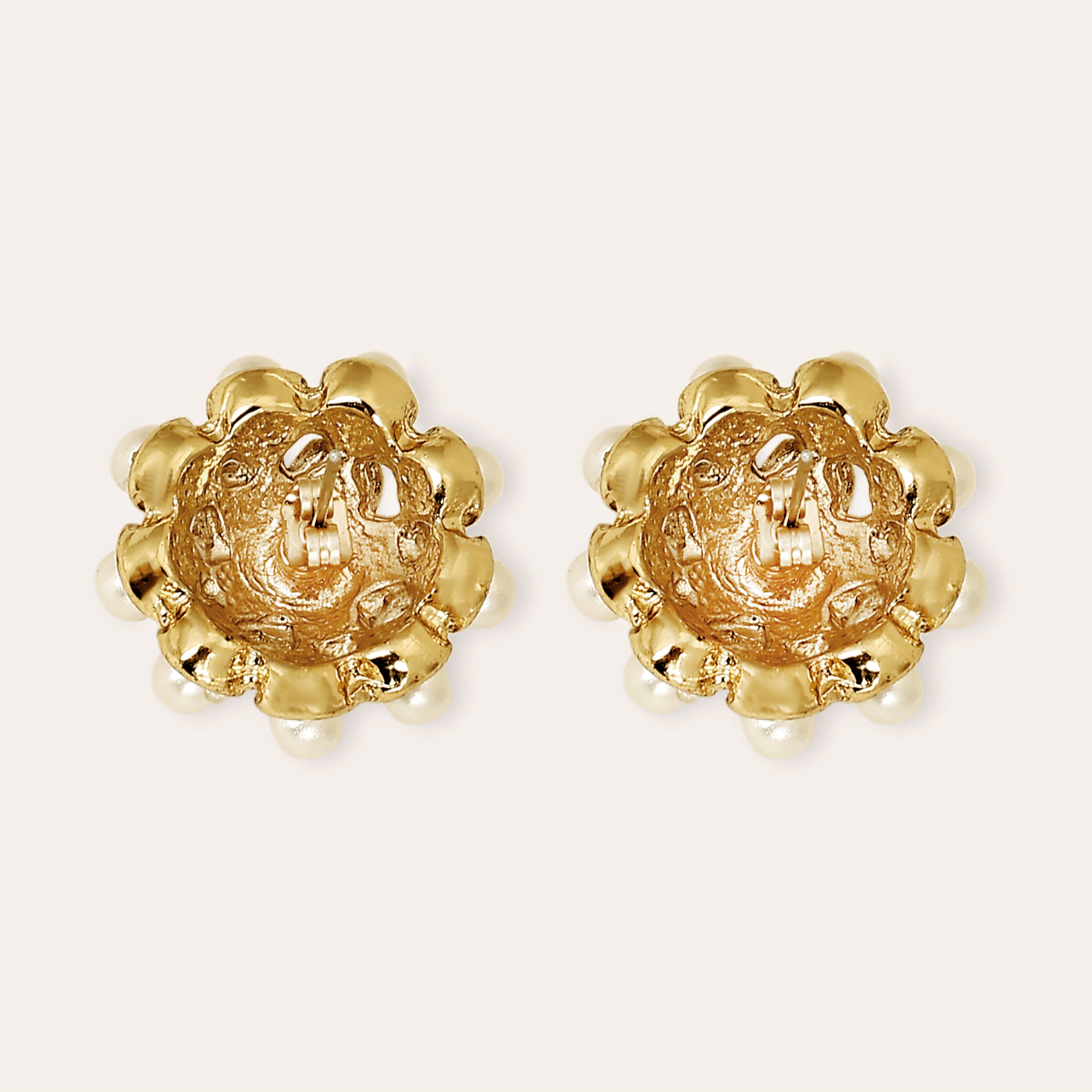 TFC PearlPop Gold Plated Earrings-Discover daily wear gold earrings including stud earrings, hoop earrings, and pearl earrings, perfect as earrings for women and earrings for girls.Find the cheapest fashion jewellery which is anti-tarnis​h only at The Fun company