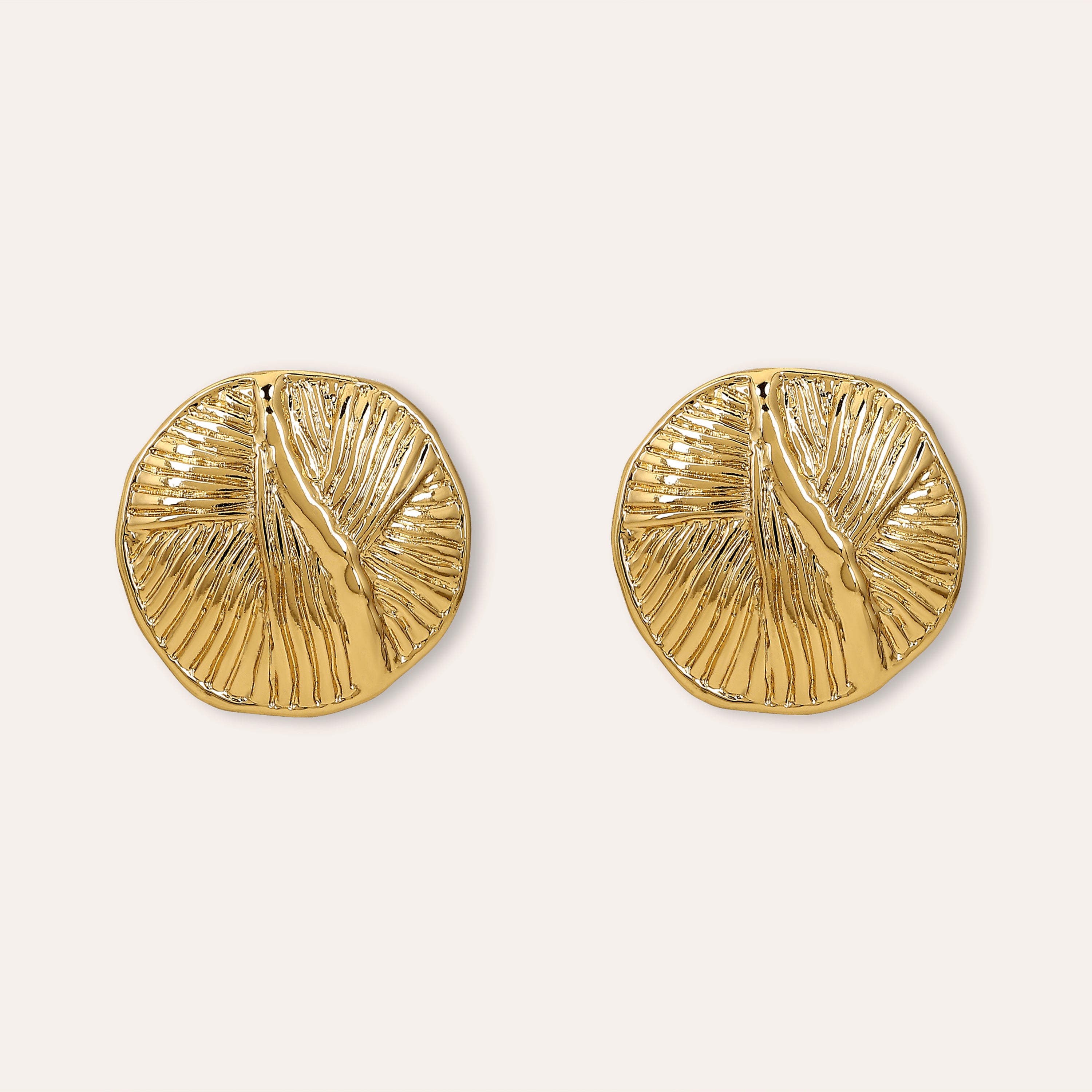 TFC Round Round Gold Plated Dangler Earrings-Discover daily wear gold earrings including stud earrings, hoop earrings, and pearl earrings, perfect as earrings for women and earrings for girls.Find the cheapest fashion jewellery which is anti-tarnis​h only at The Fun company