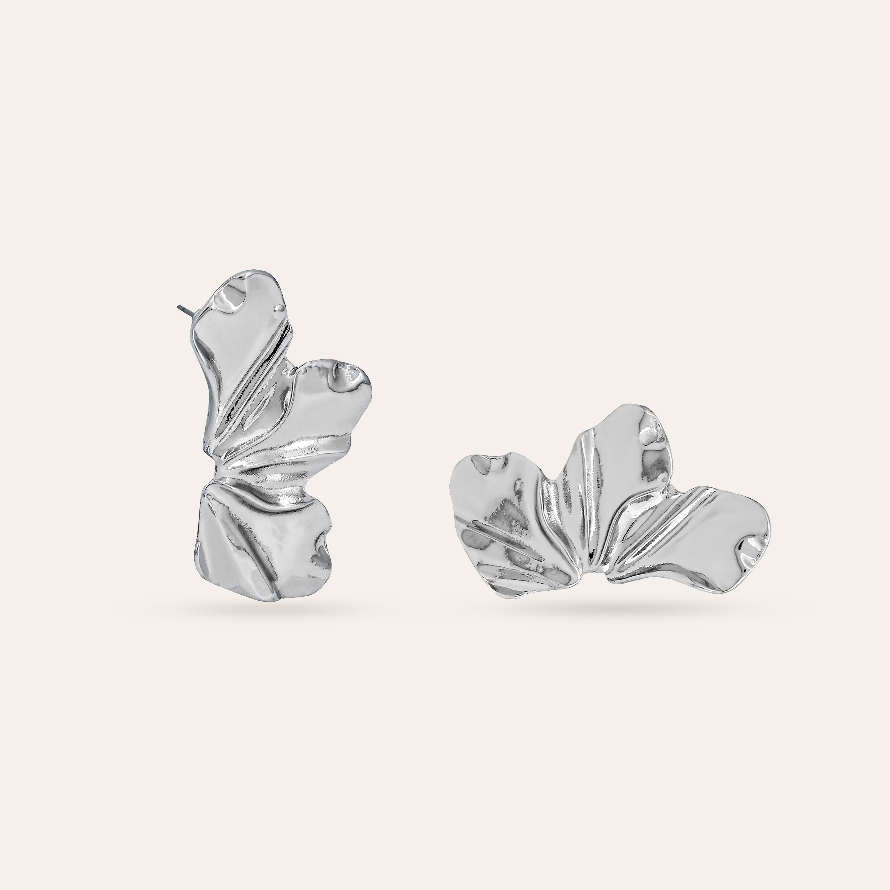 TFC Bling Blossom Silver Plated Stud Earrings-Discover daily wear gold earrings including stud earrings, hoop earrings, and pearl earrings, perfect as earrings for women and earrings for girls.Find the cheapest fashion jewellery which is anti-tarnish only at The Fun company
