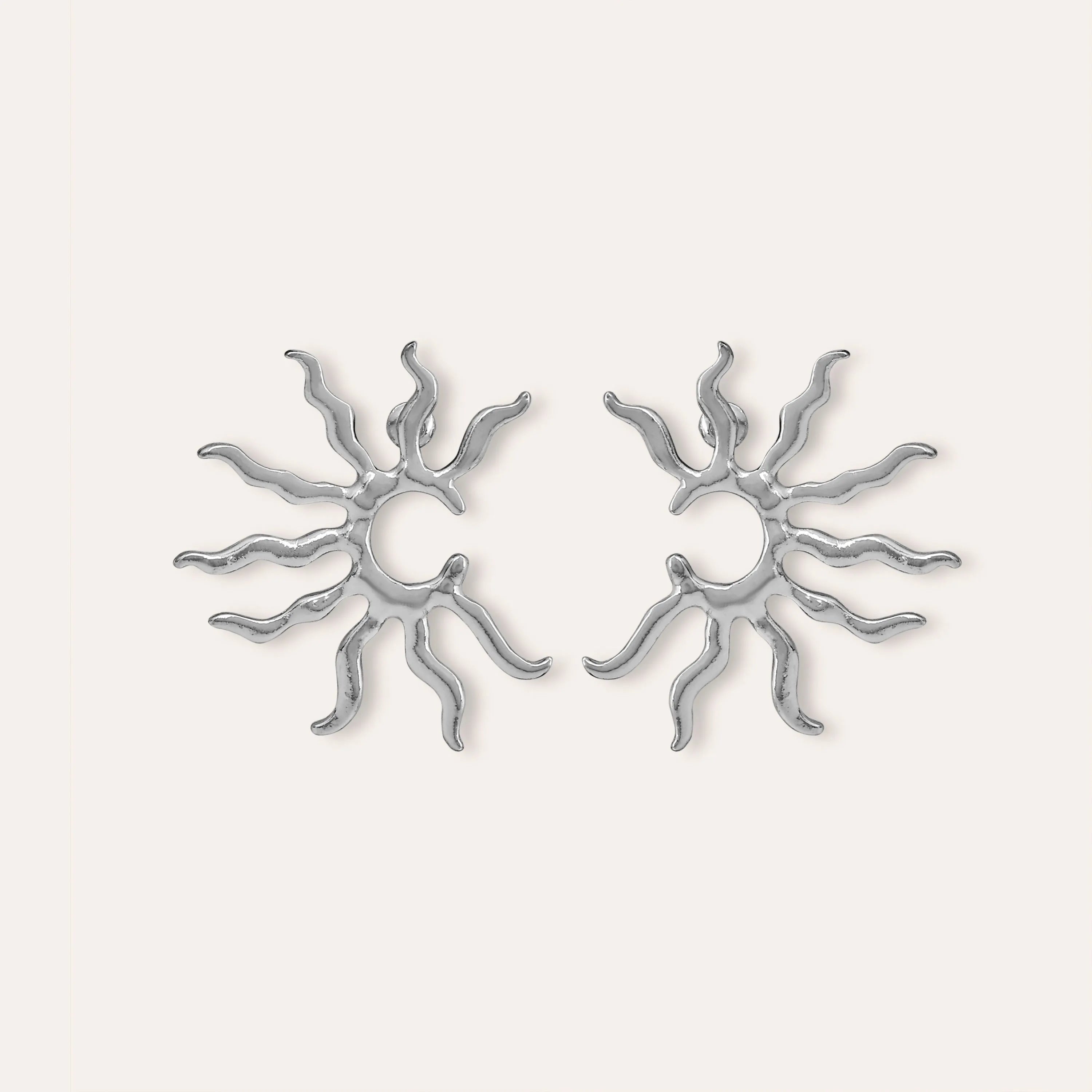 TFC Sunshine Silver Plated stud Earrings-Discover daily wear gold earrings including stud earrings, hoop earrings, and pearl earrings, perfect as earrings for women and earrings for girls.Find the cheapest fashion jewellery which is anti-tarnish only at The Fun company