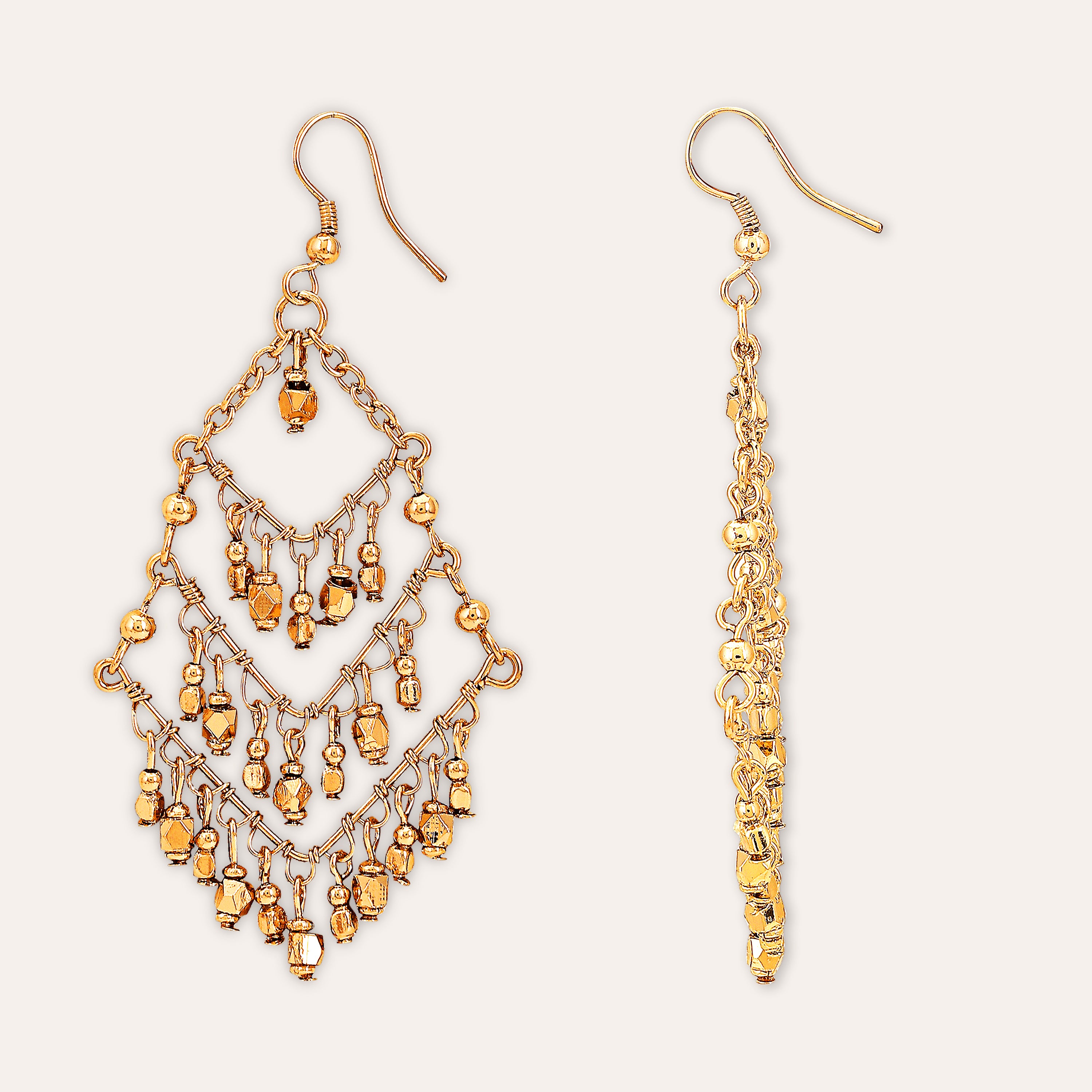 TFC Charms Gold Plated Dangler Earrings-Discover daily wear gold earrings including stud earrings, hoop earrings, and pearl earrings, perfect as earrings for women and earrings for girls.Find the cheapest fashion jewellery which is anti-tarnish only at The Fun company