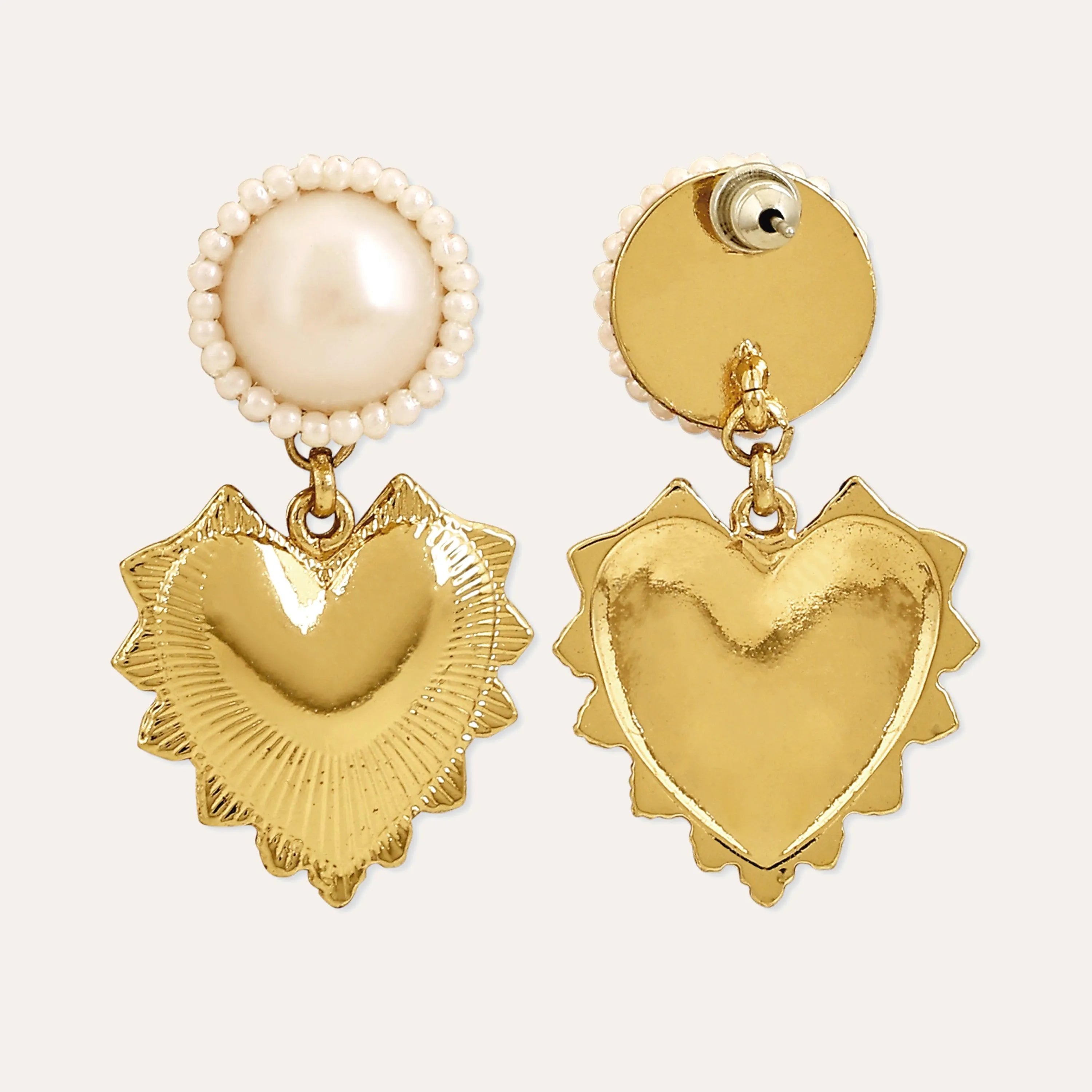 TFC Love Blossom Gold Plated Dangler Earrings- Discover daily wear gold earrings including stud earrings, hoop earrings, and pearl earrings, perfect as earrings for women and earrings for girls.Find the cheapest fashion jewellery which is anti-tarnis​h only at The Fun company