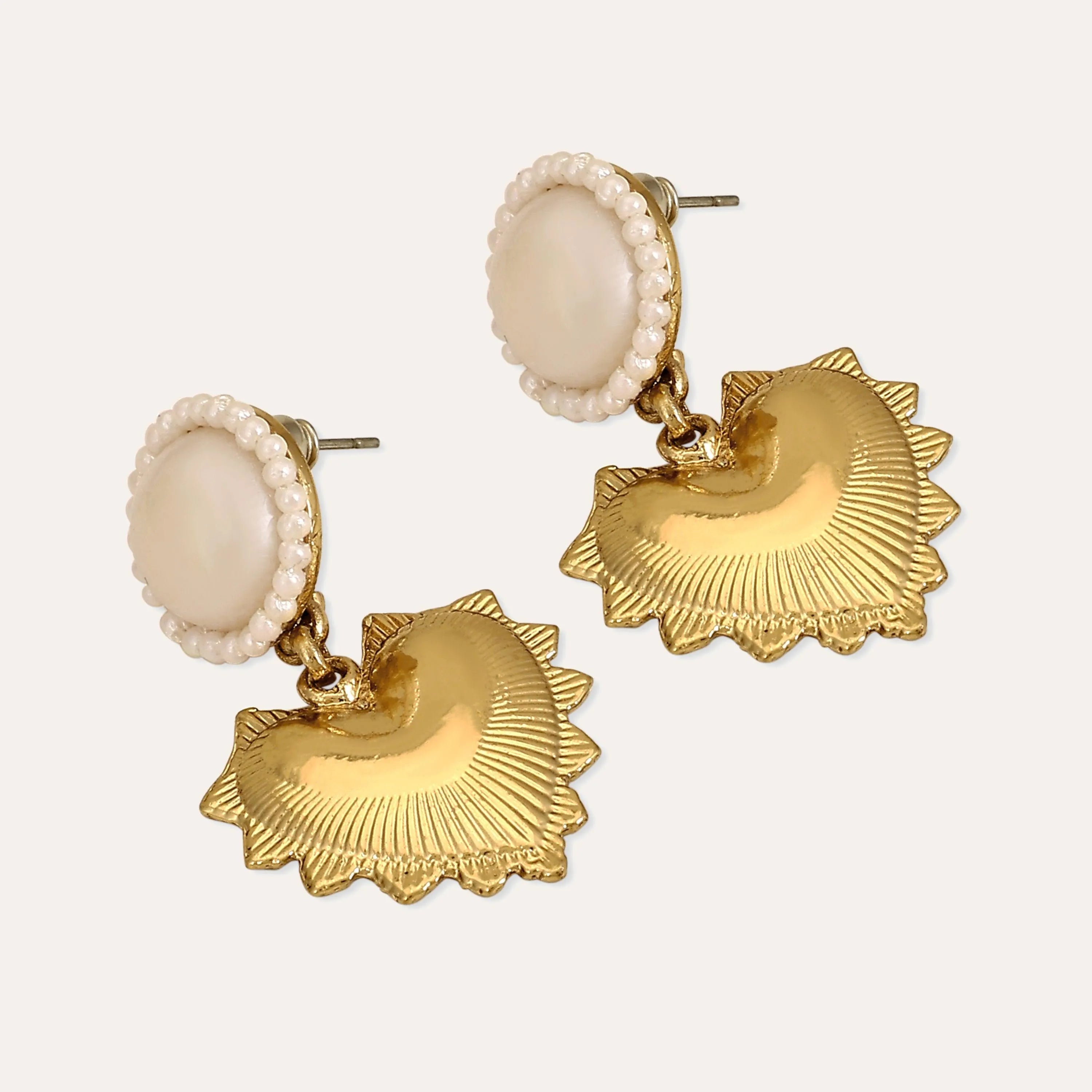 TFC Love Blossom Gold Plated Dangler Earrings- Discover daily wear gold earrings including stud earrings, hoop earrings, and pearl earrings, perfect as earrings for women and earrings for girls.Find the cheapest fashion jewellery which is anti-tarnis​h only at The Fun company