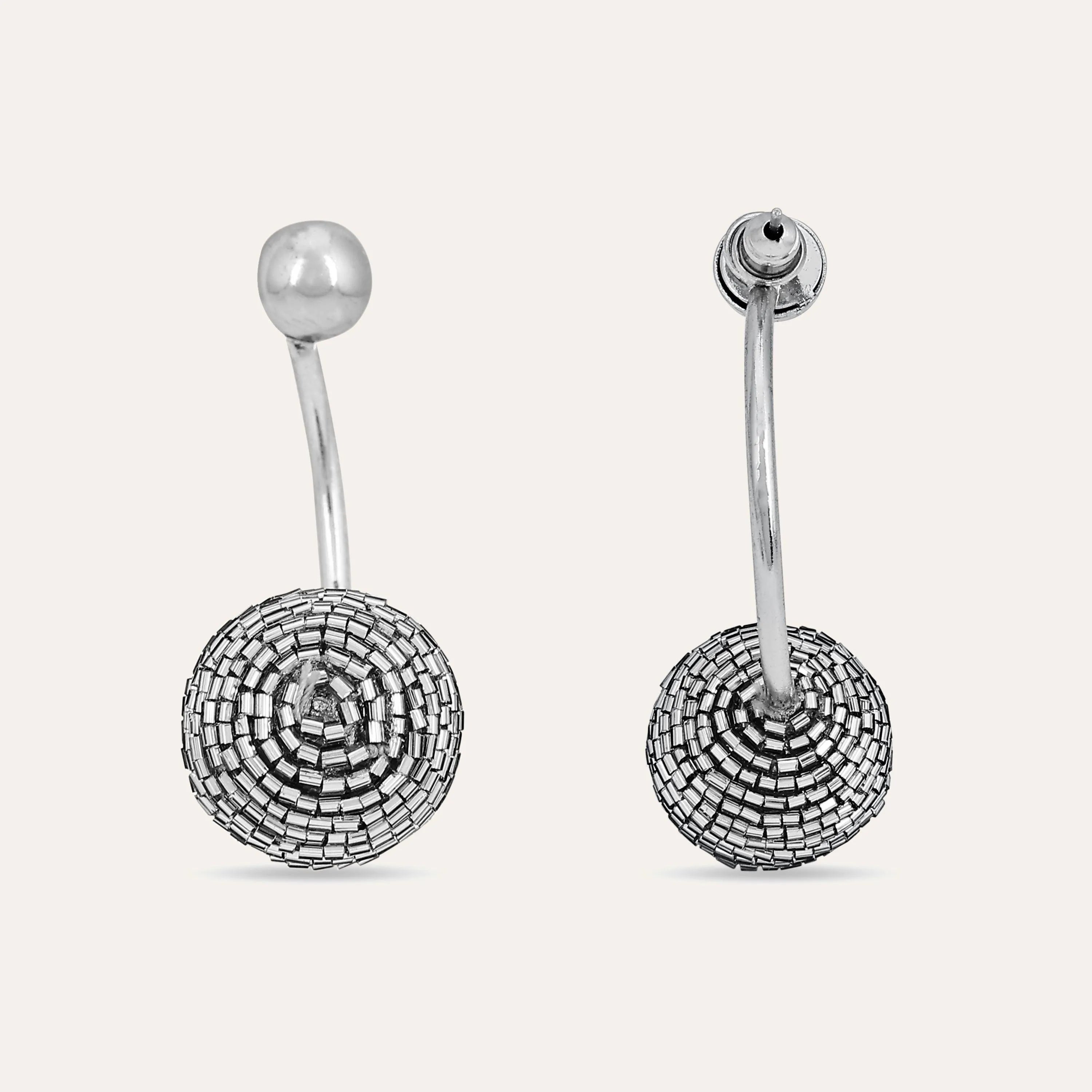 TFC Festive stunner sliver earrings-Discover daily wear gold earrings including stud earrings, hoop earrings, and pearl earrings, perfect as earrings for women and earrings for girls.Find the cheapest fashion jewellery which is anti-tarnish only at The Fun company