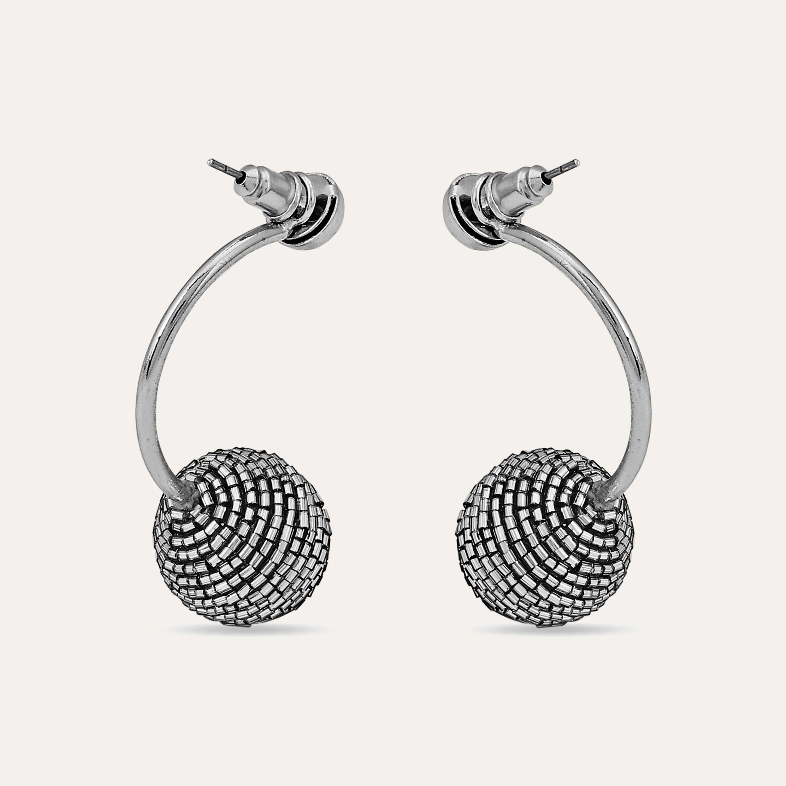 TFC Festive stunner sliver earrings-Discover daily wear gold earrings including stud earrings, hoop earrings, and pearl earrings, perfect as earrings for women and earrings for girls.Find the cheapest fashion jewellery which is anti-tarnish only at The Fun company