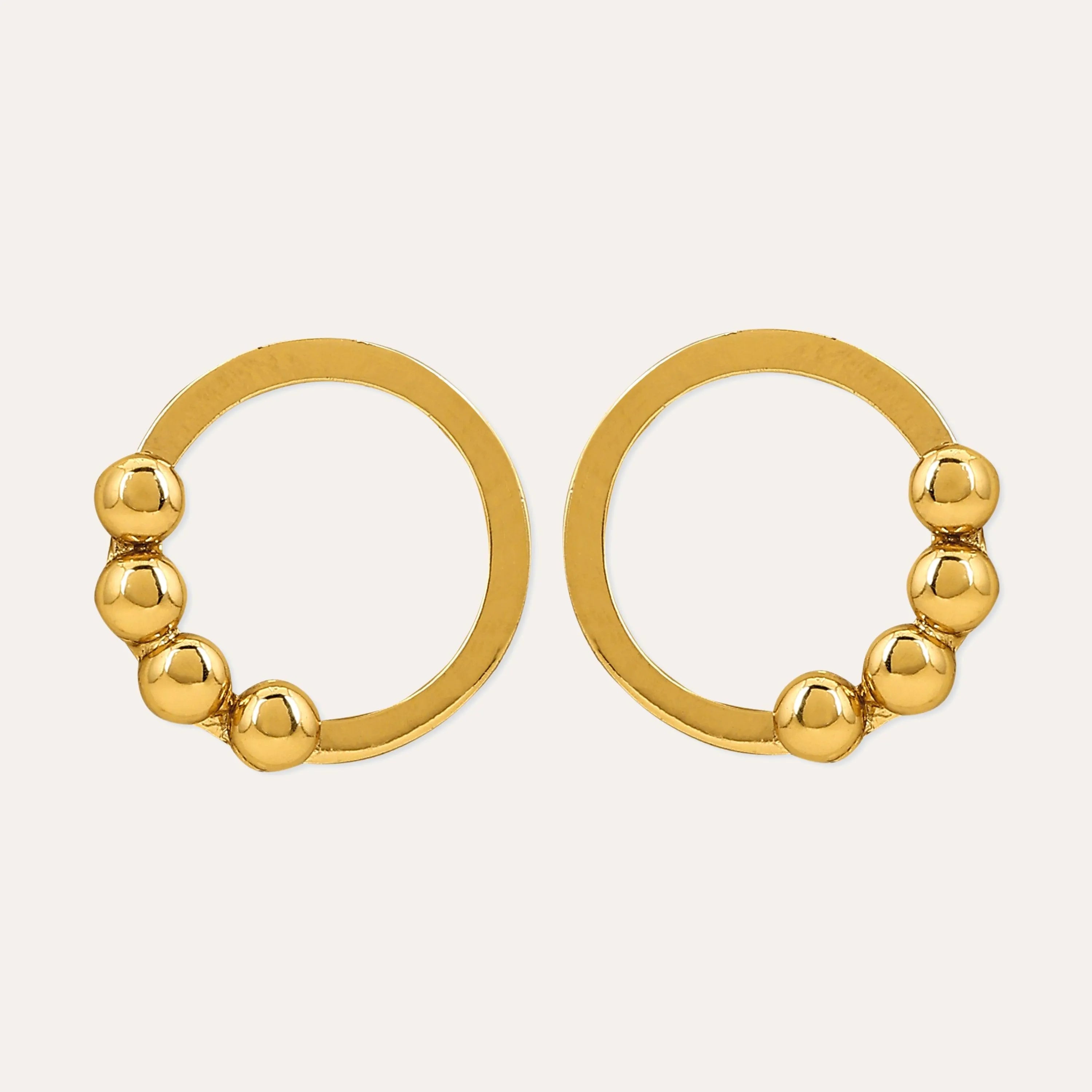 TFC Frolic Fun Gold Plated Stud Earrings