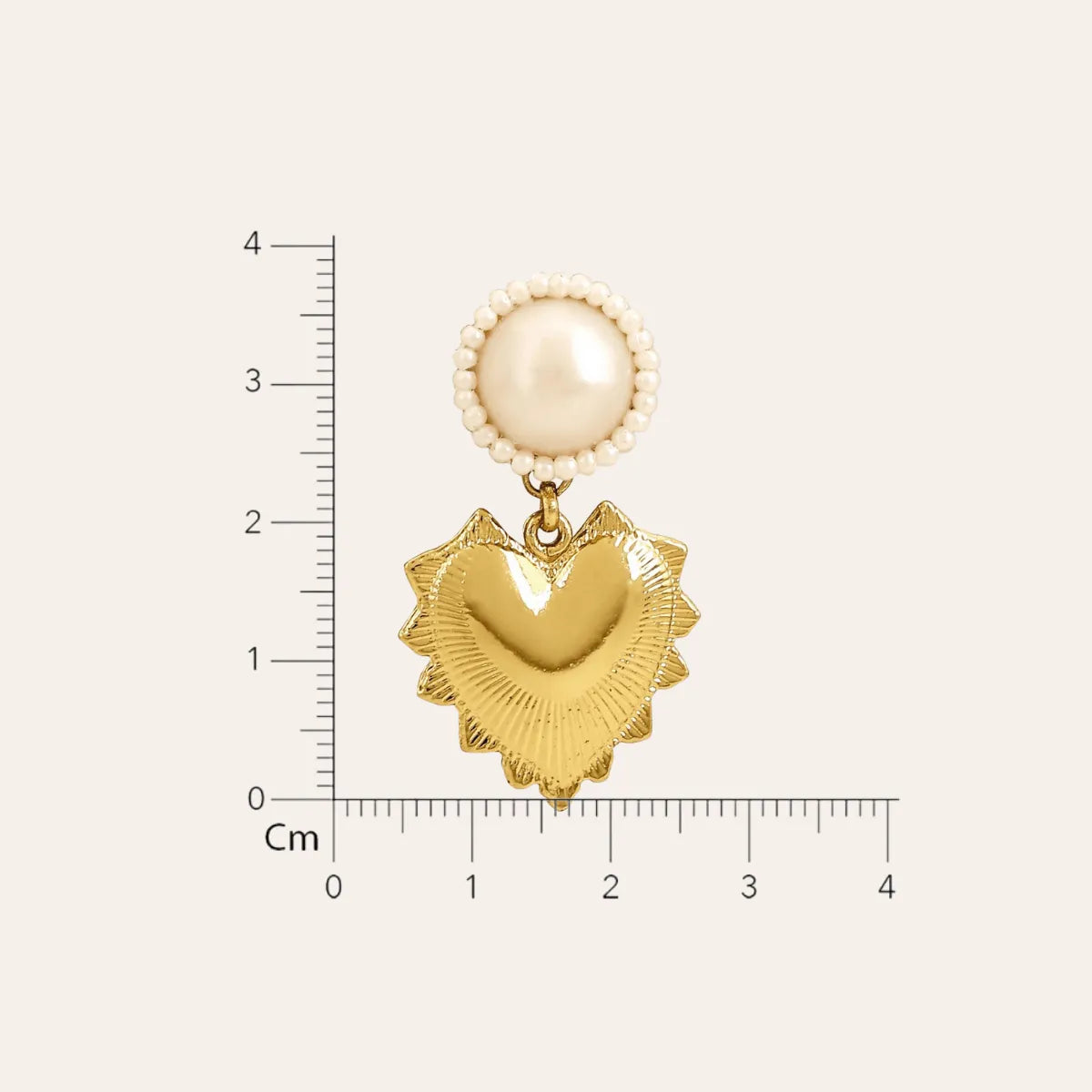 TFC Love Blossom Gold Plated Dangler Earrings