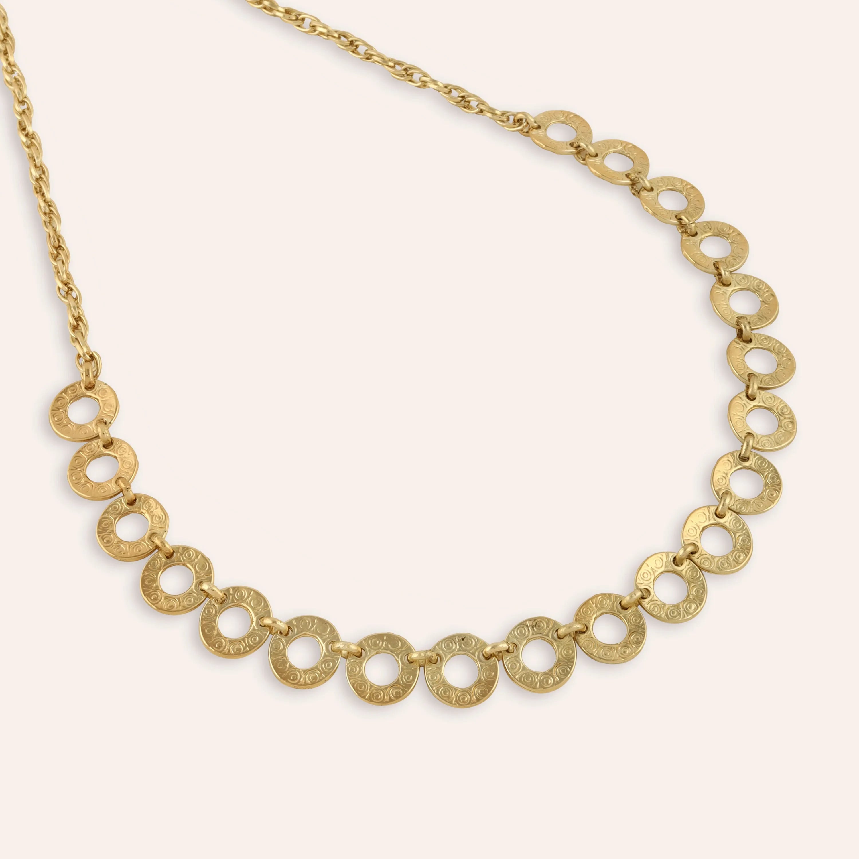 TFC Twinkle Gold Plated Choker Necklace