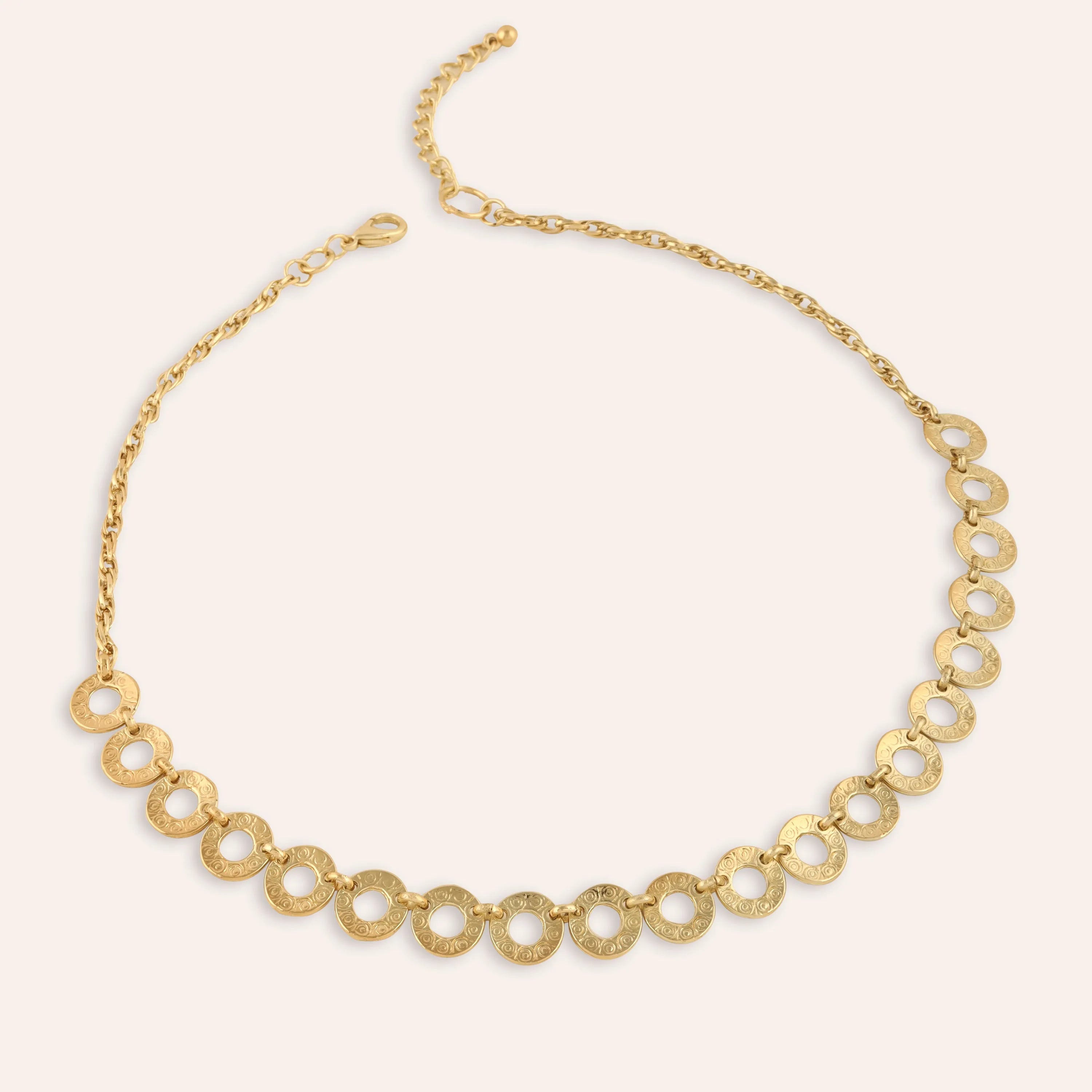 TFC Twinkle Gold Plated Choker Necklace