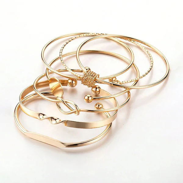TFC SET Gold Plated Bracelet (Set of 5)