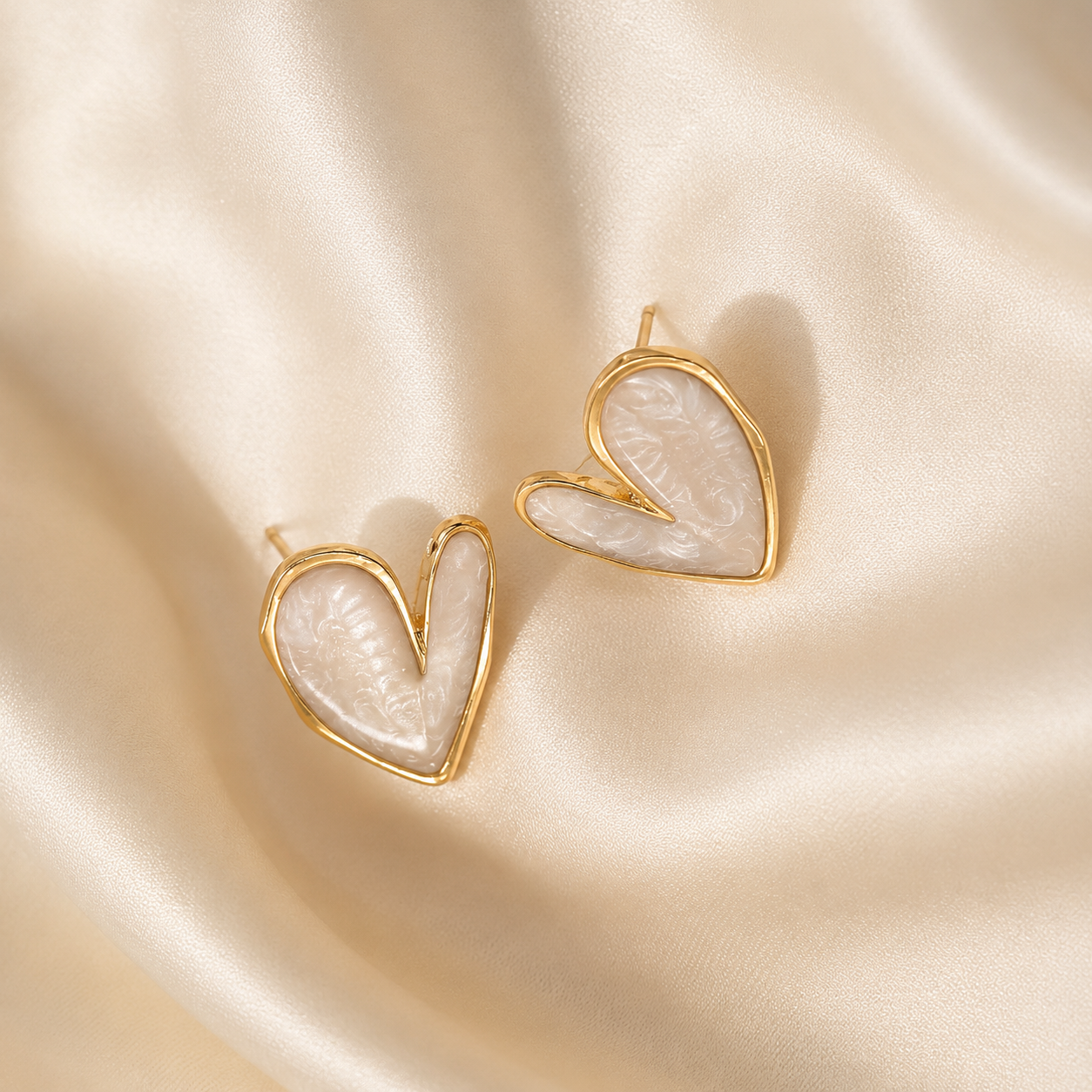 TFC Pearl Embrace Gold Plated Stud Earrings