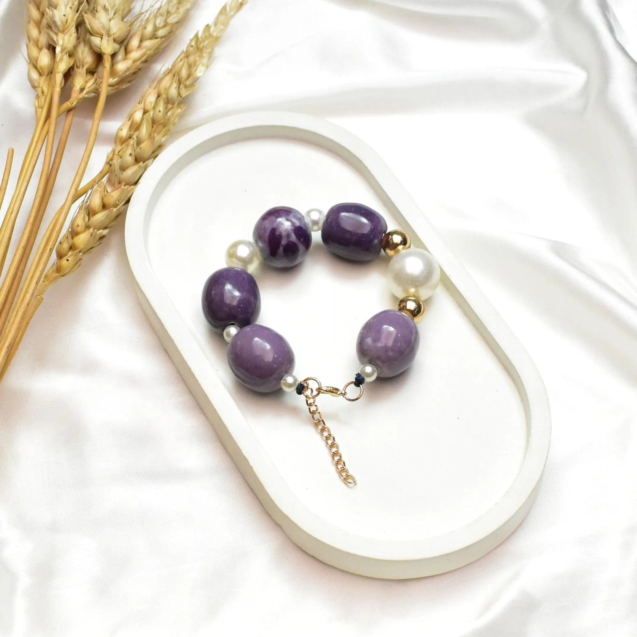 TFC Purple Haze Gold plated bracelet