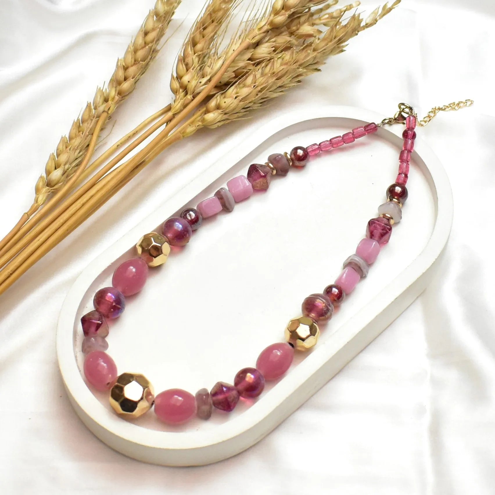 TFC Blushy Beauty Gold Plated Necklace