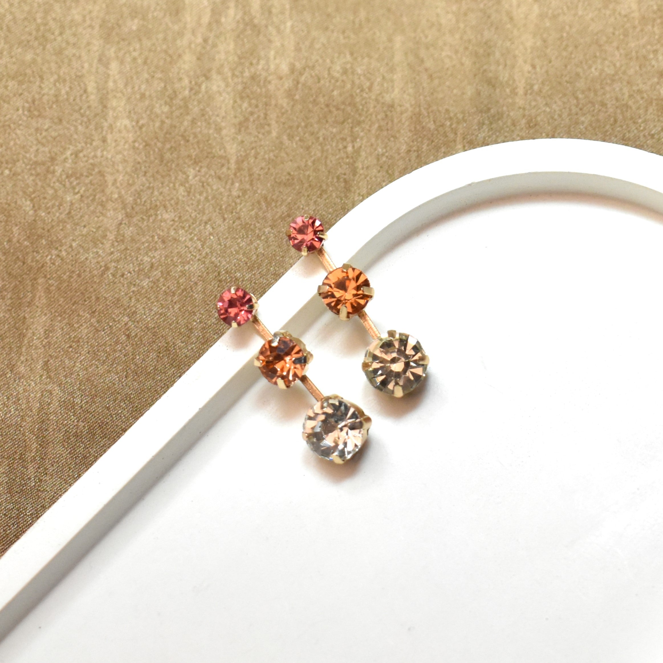 TFC Three Flower Dangler Earring