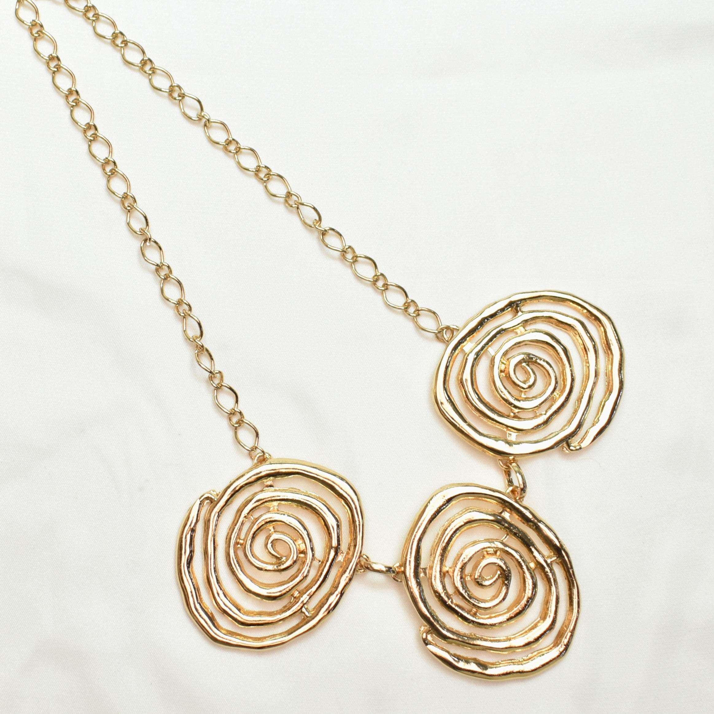 TFC Mystic Spiral Gold Plated Necklace