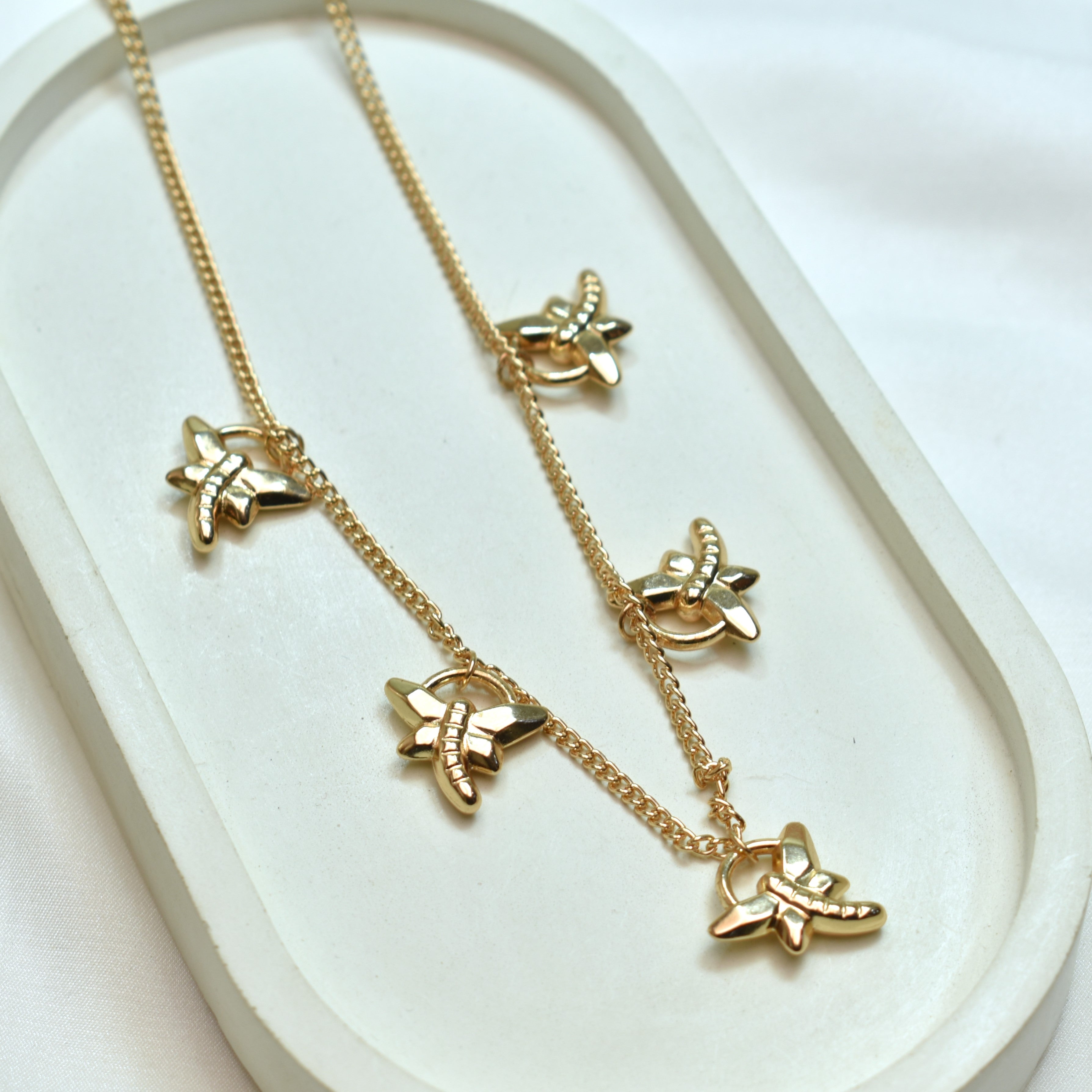 TFC Beauty & Strength Gold Plated Necklace