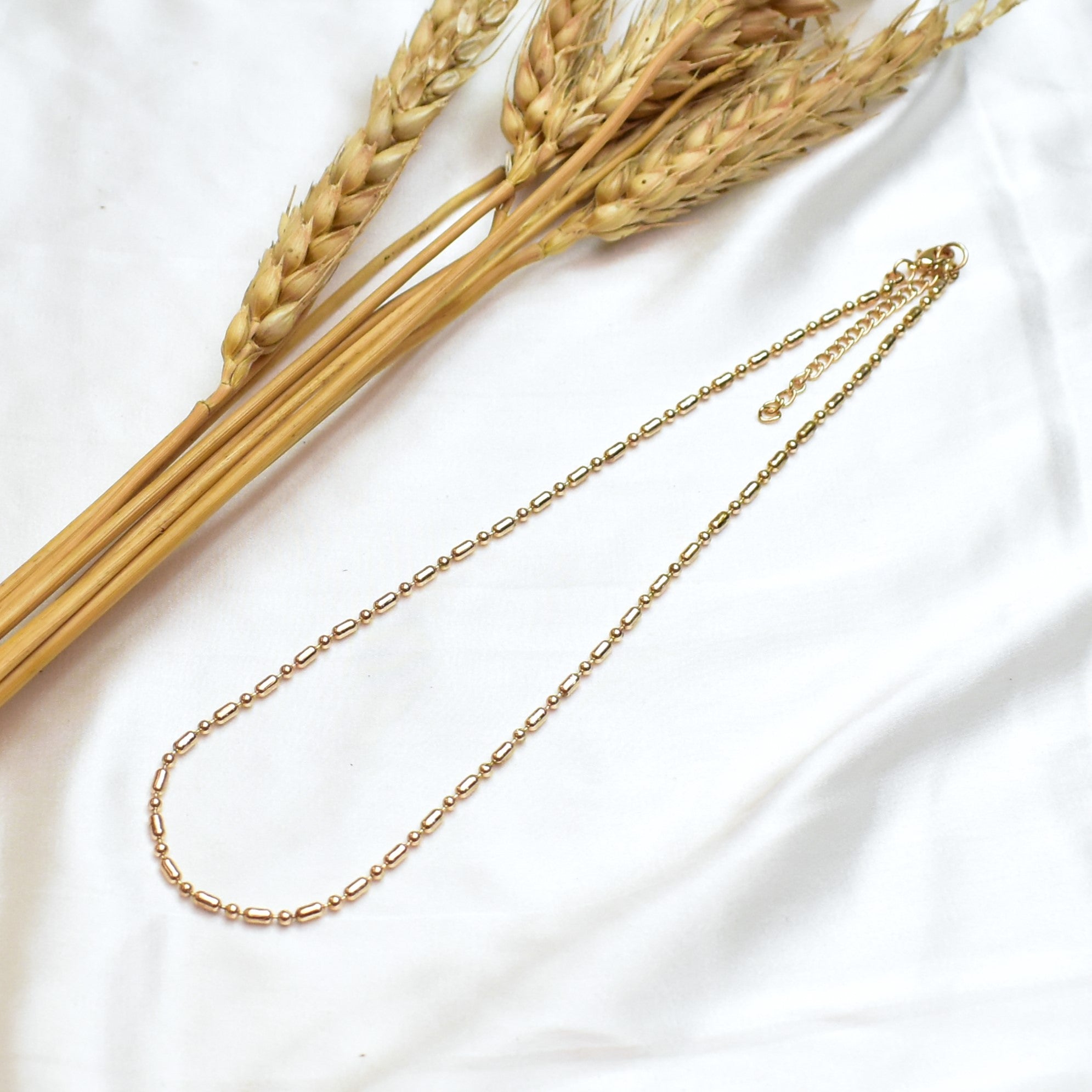 TFC Sparkling Sage Gold Plated Chain Necklace