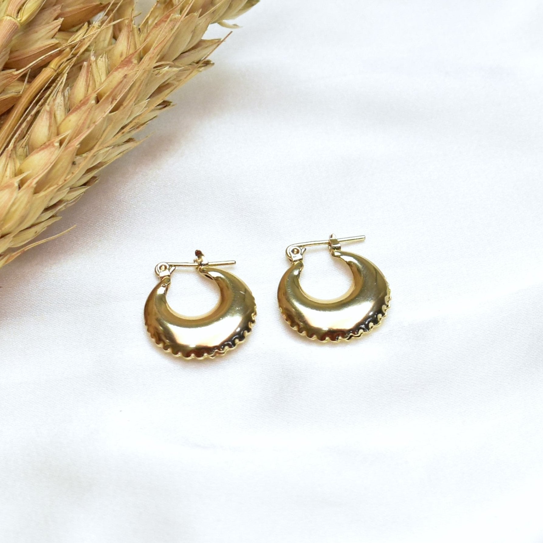 TFC Botanical Bliss Gold Plated Stud Earrings