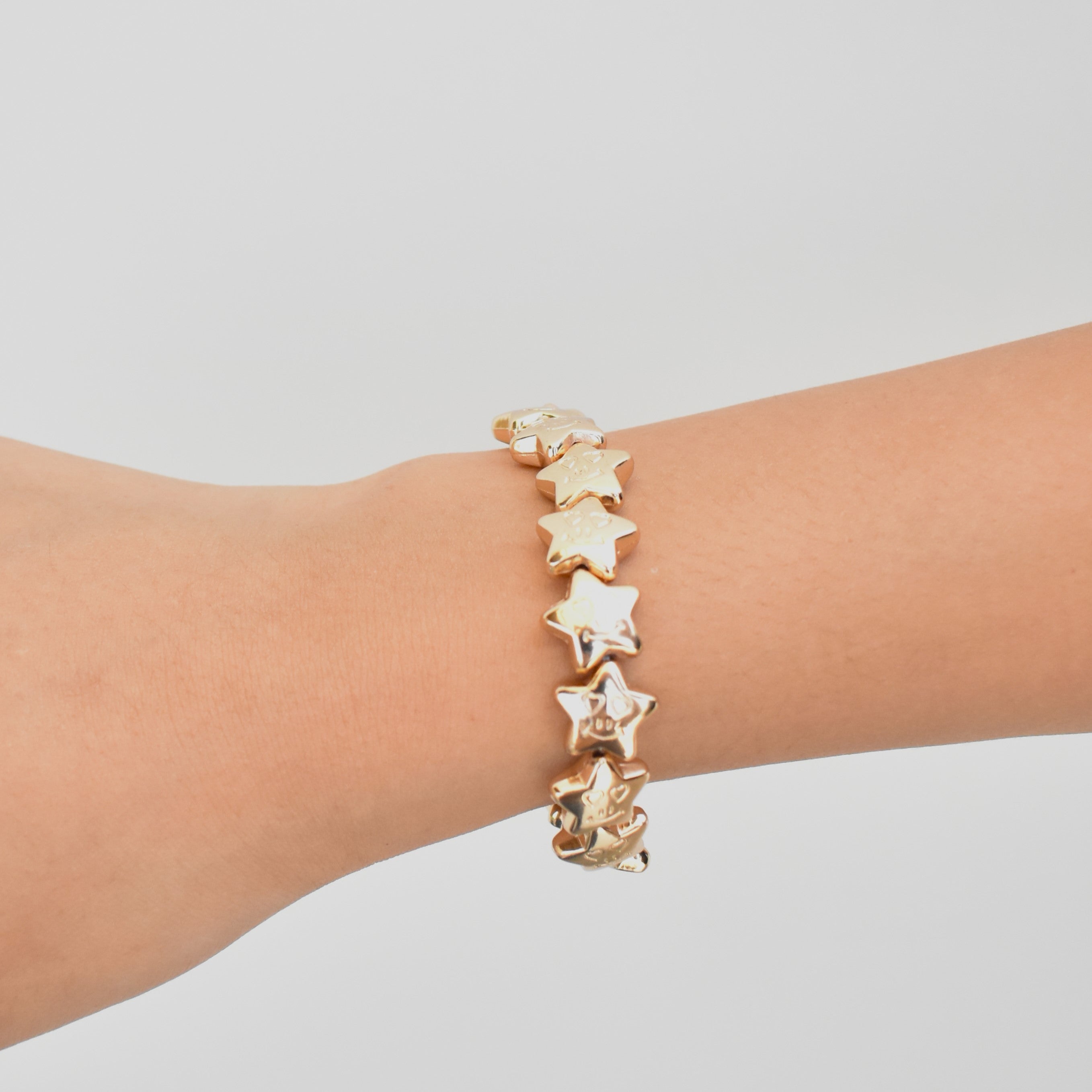 TFC Smiley Star Gold Plated Bracelet